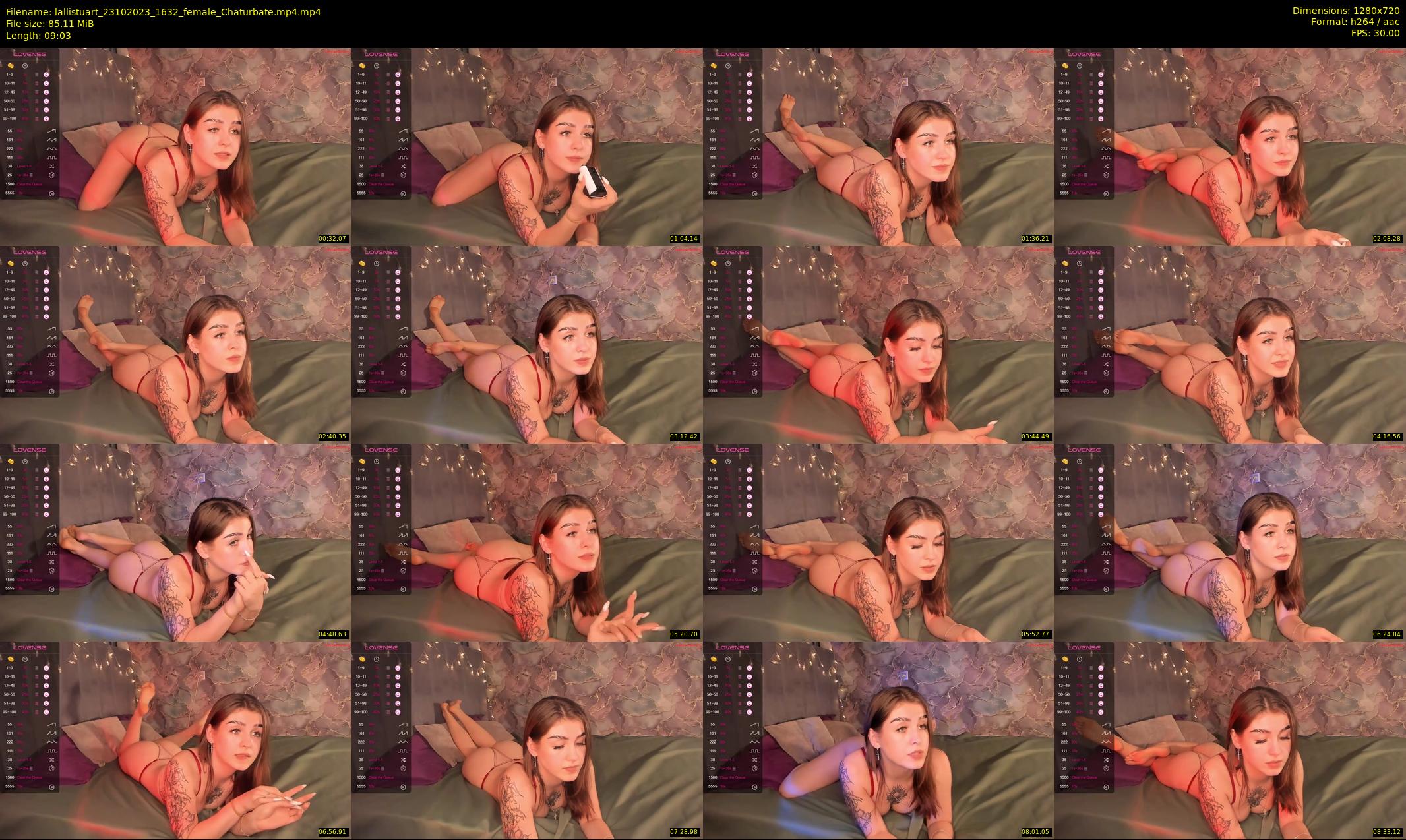 lallistuart — 10 minute Chaturbate female cam show recording, 720p, Oct 23, 2023