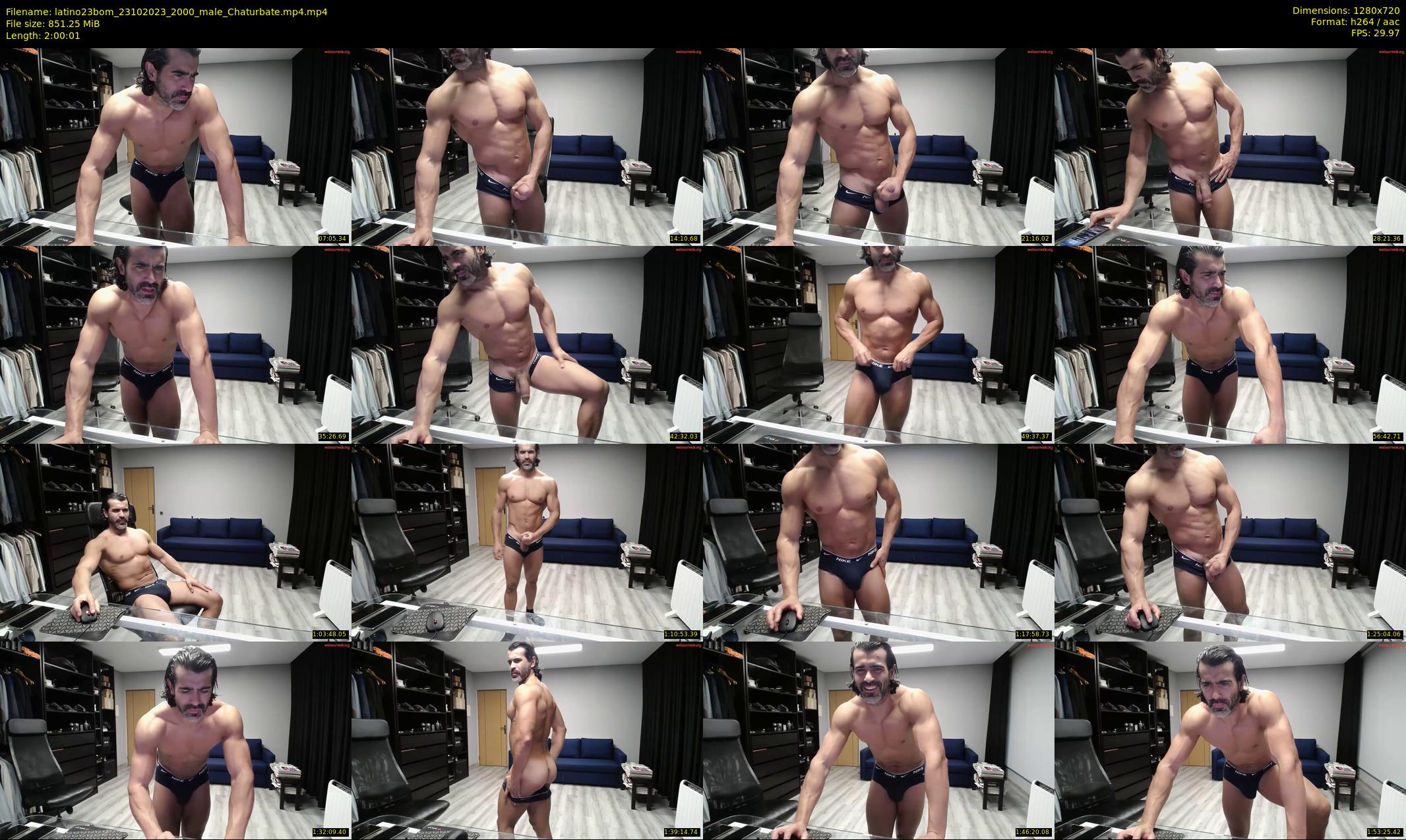 latino23bom — 121 minute Chaturbate male cam show recording, 720p, Oct 23, 2023