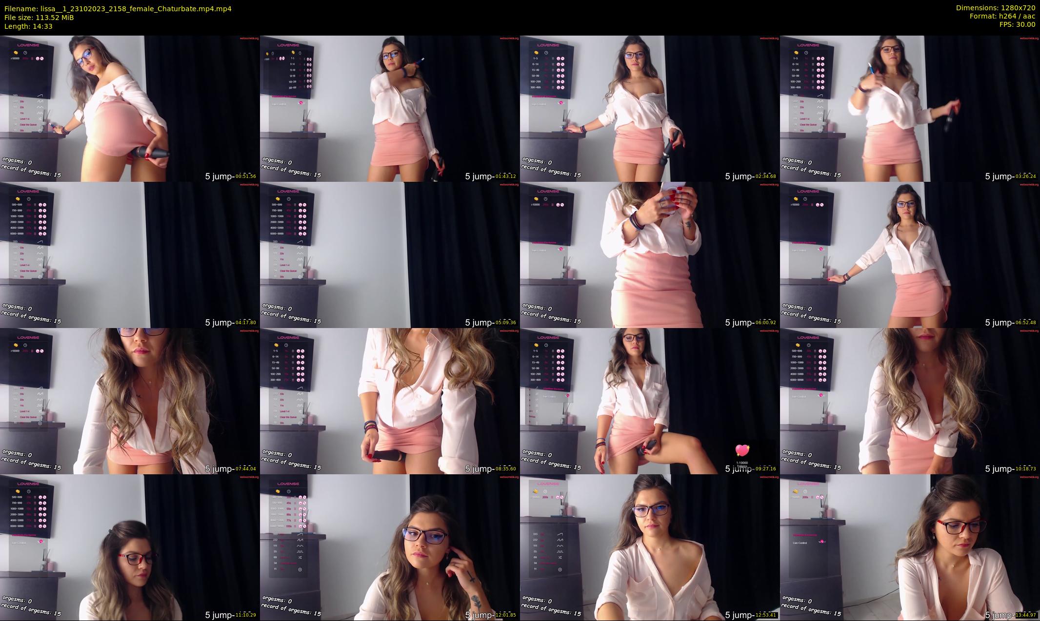 lissa__1 — 15 minute Chaturbate female cam show recording, 720p, Oct 23, 2023