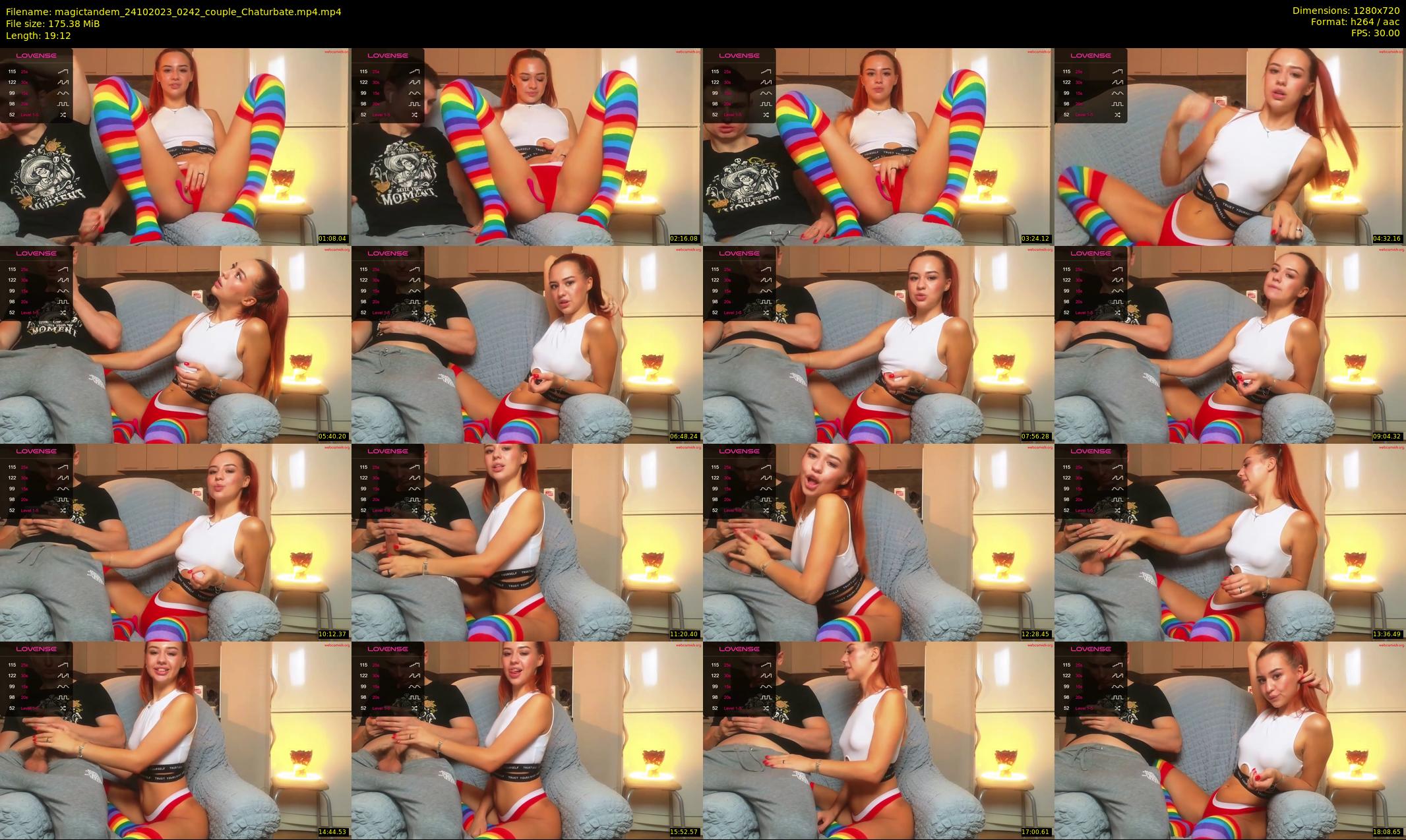 magictandem — 20 minute Chaturbate couple cam show recording, 720p, Oct 24, 2023