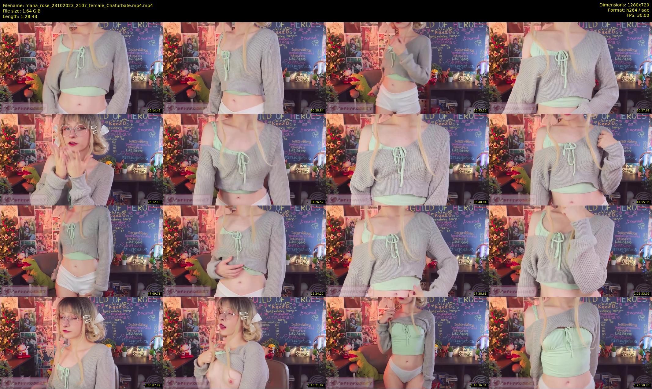 mana_rose — 89 minute Chaturbate female cam show recording, 720p, Oct 23, 2023