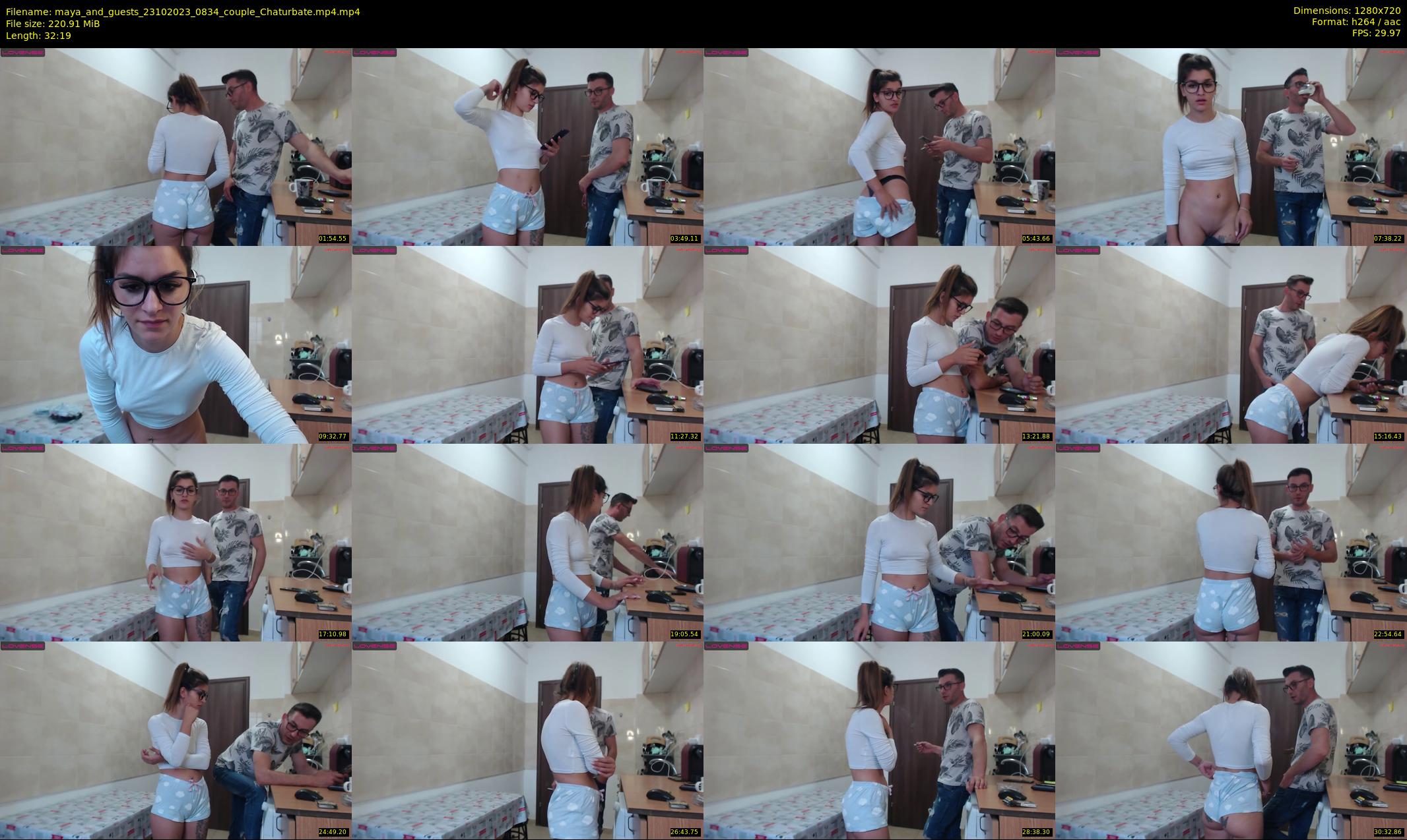 maya_and_guests — 33 minute Chaturbate couple cam show recording, 720p, Oct 23, 2023