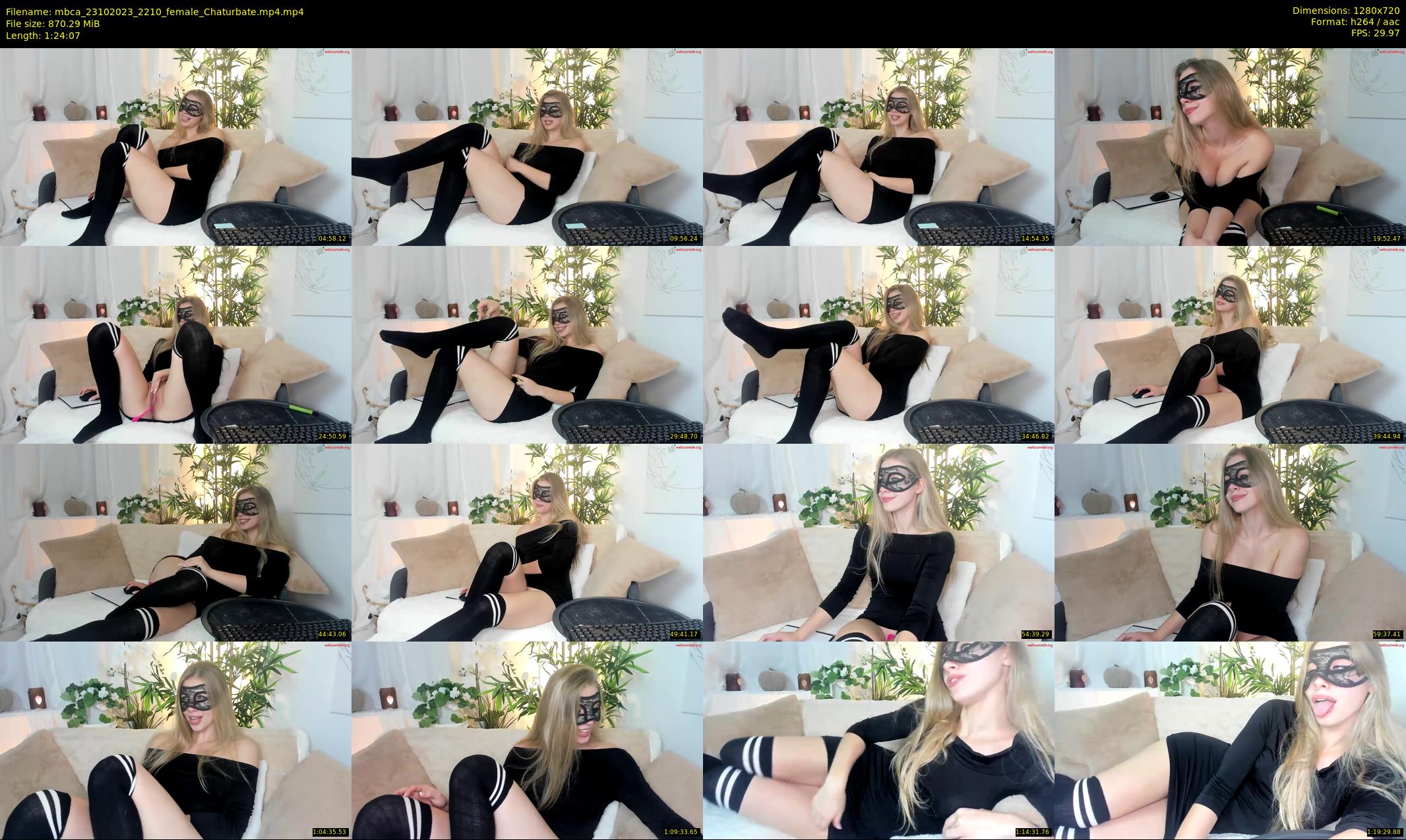 mbca — 85 minute Chaturbate couple cam show recording, 720p, Oct 23, 2023