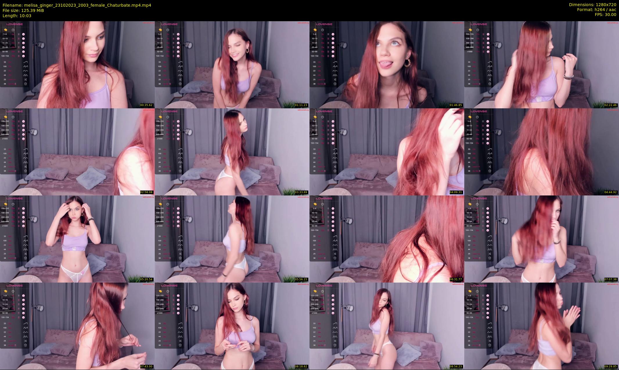 melisa_ginger — 11 minute Chaturbate female cam show recording, 720p, Oct 23, 2023