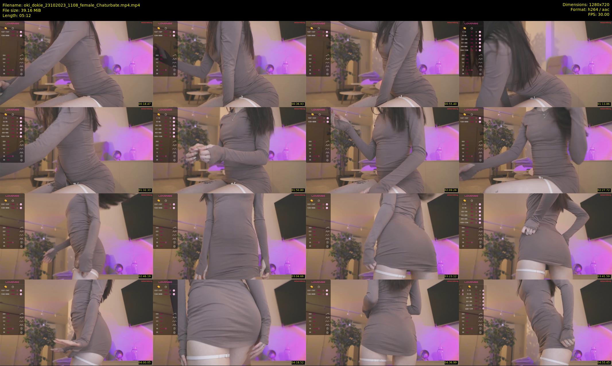 oki_dokie — 6 minute Chaturbate female cam show recording, 720p, Oct 23, 2023