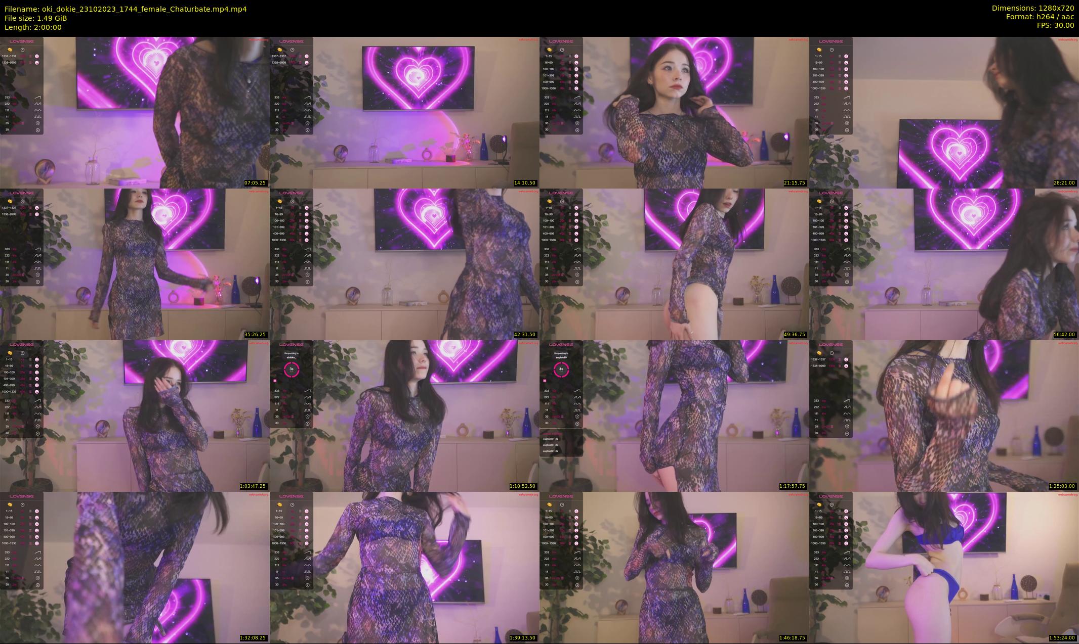 oki_dokie — 120 minute Chaturbate female cam show recording, 720p, Oct 23, 2023