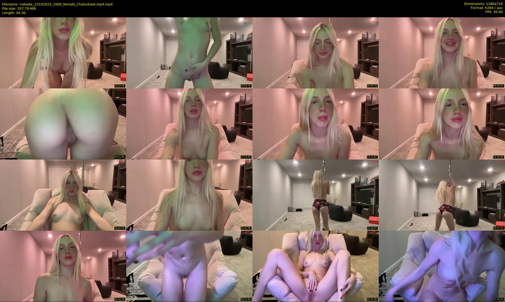 riababe — 35 minute Chaturbate female cam show recording, 720p, Oct 23, 2023