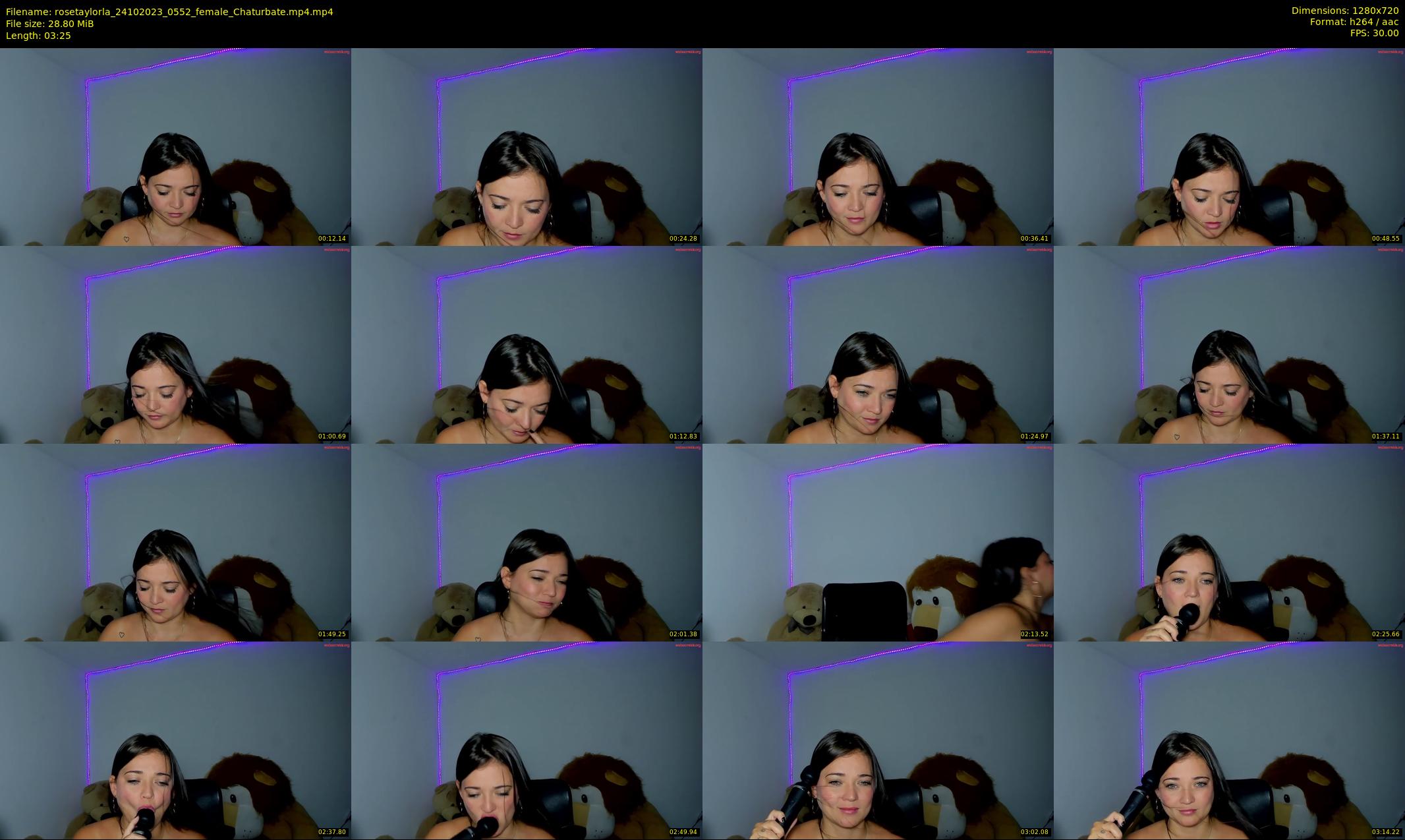 rosetaylorla — 4 minute Chaturbate female cam show recording, 720p, Oct 24, 2023