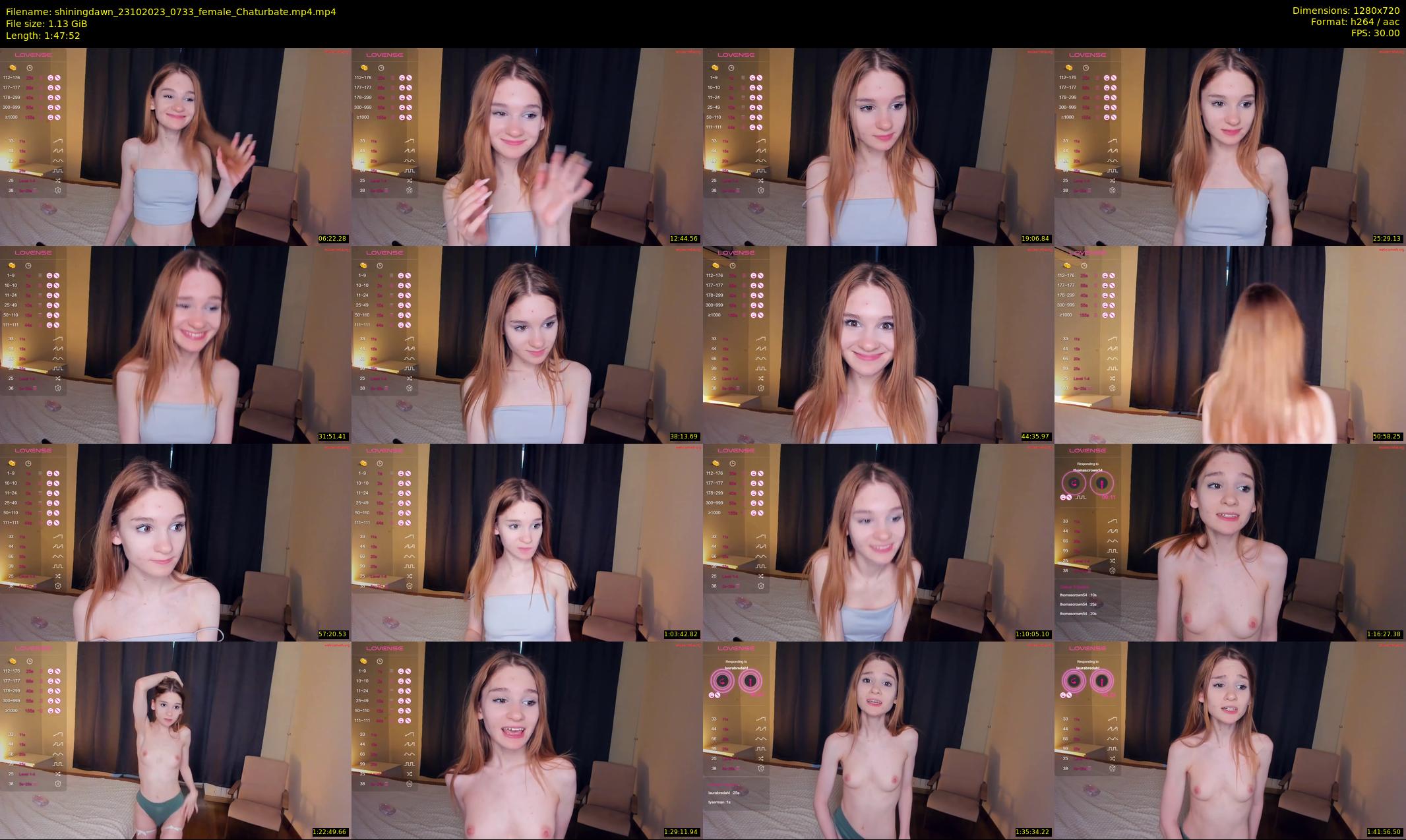 shiningdawn — 108 minute Chaturbate female cam show recording, 720p, Oct 23, 2023