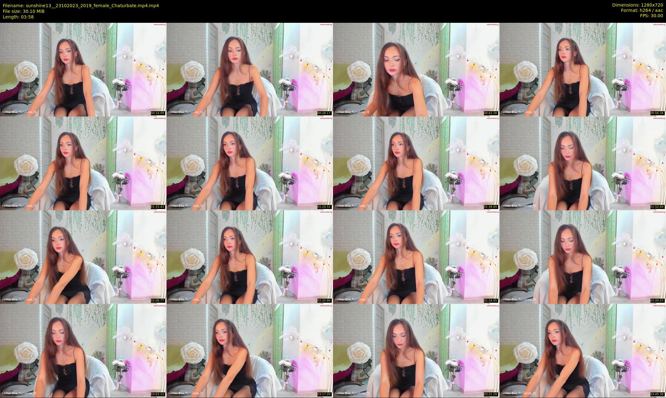 sunshine13_ — 4 minute Chaturbate female cam show recording, 720p, Oct 23, 2023
