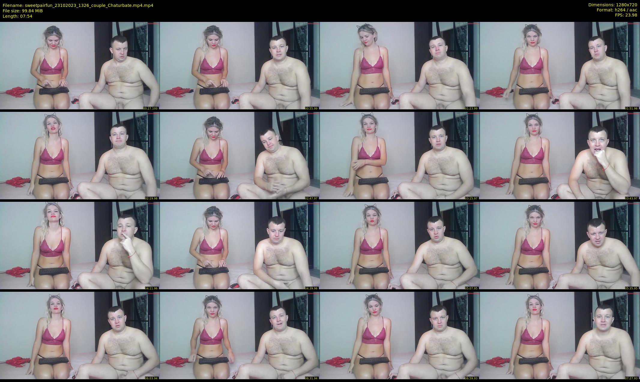 sweetpairfun — 8 minute Chaturbate couple cam show recording, 720p, Oct 23, 2023