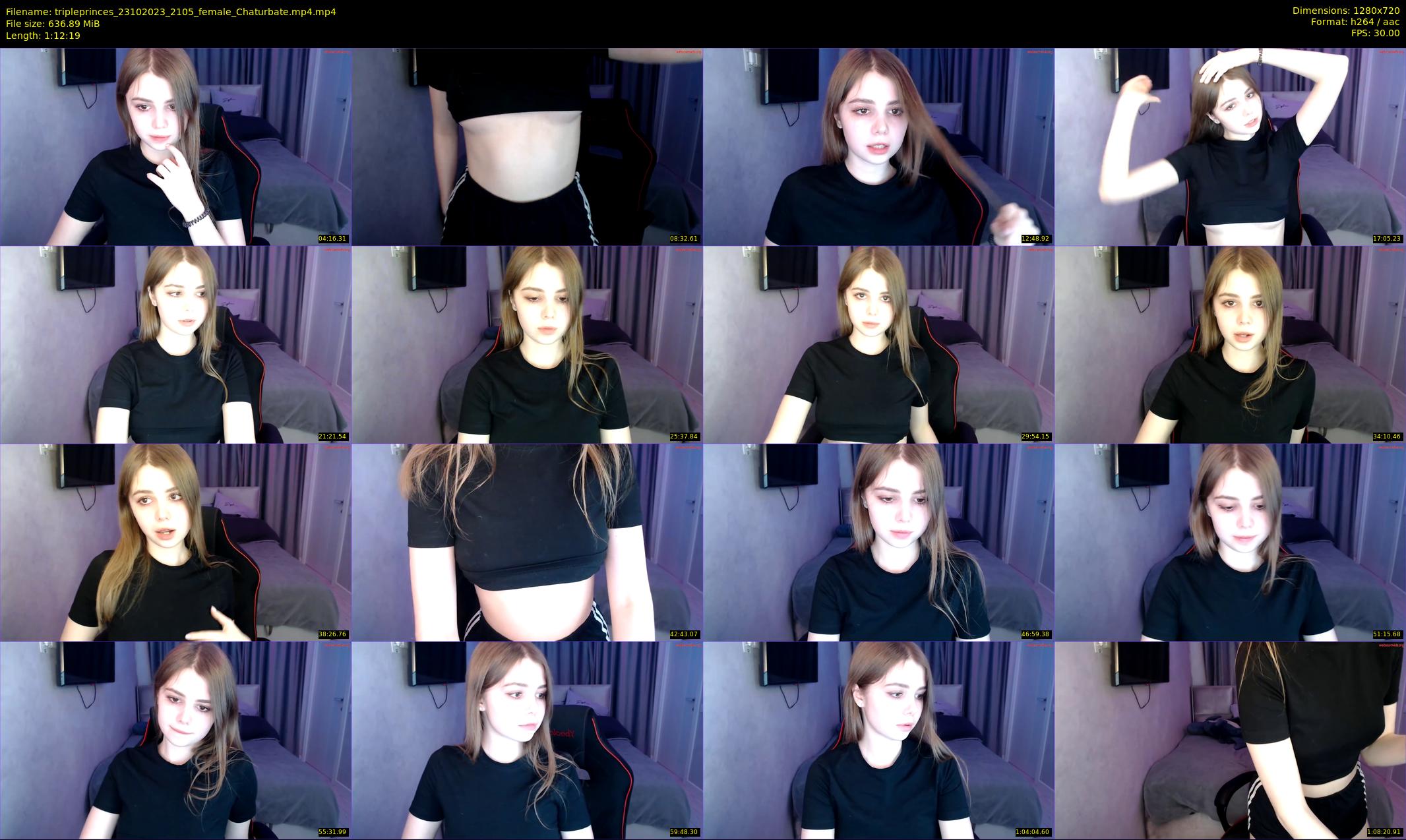 tripleprinces — 73 minute Chaturbate female cam show recording, 720p, Oct 23, 2023