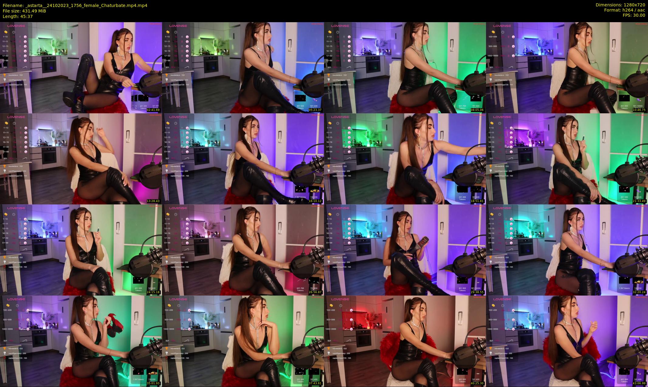 _astarta_ — 46 minute Chaturbate female cam show recording, 720p, Oct 24, 2023