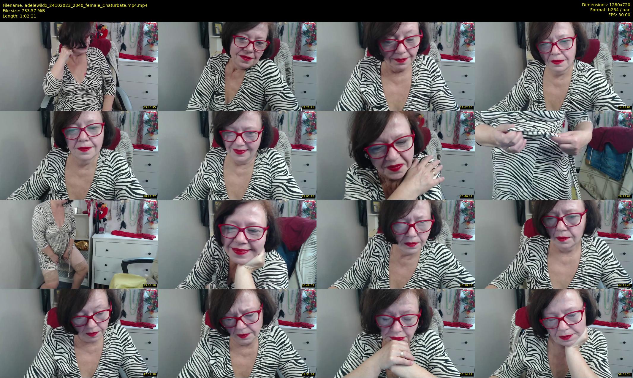 adelewildx — 63 minute Chaturbate female cam show recording, 720p, Oct 24, 2023