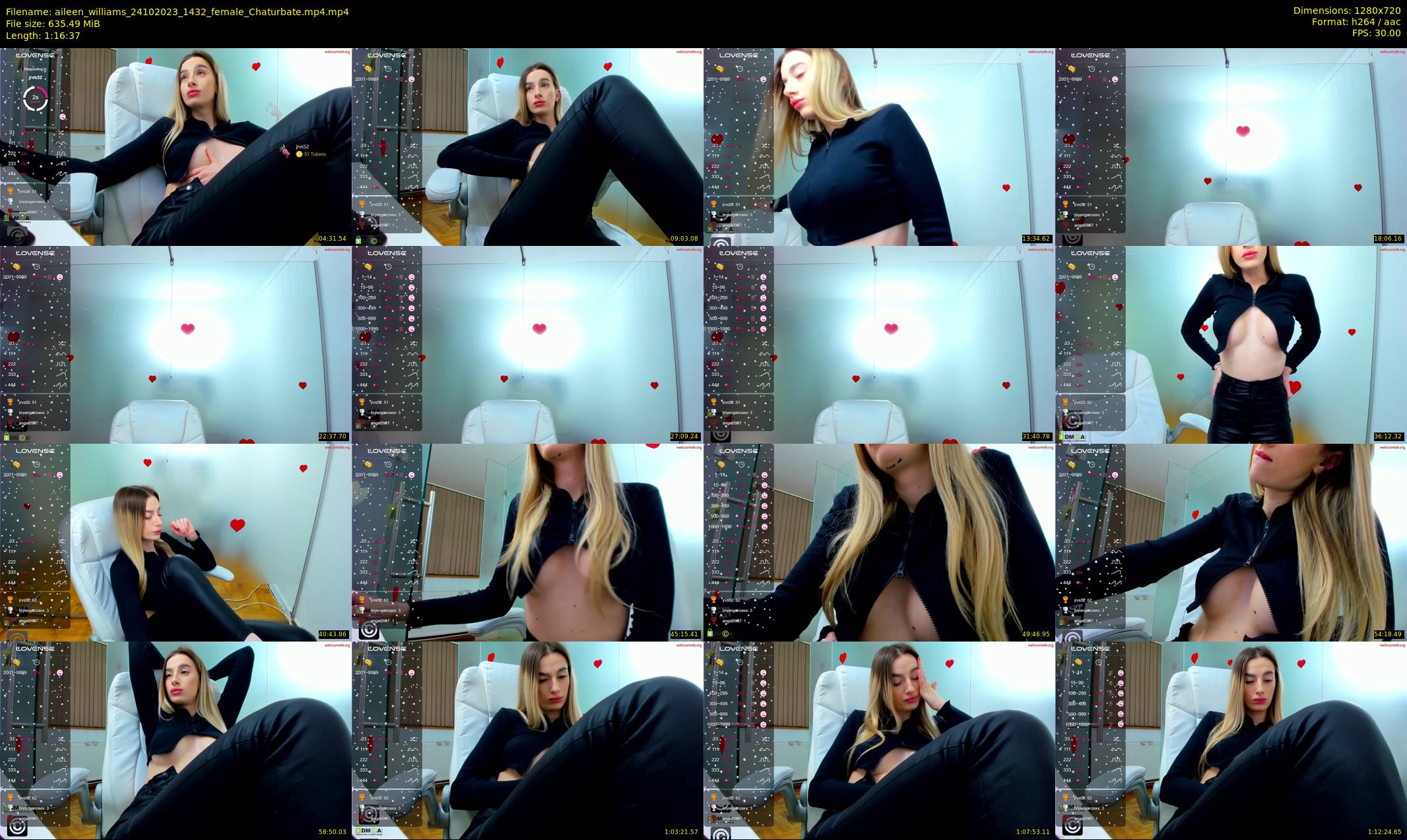 aileen_williams — 77 minute Chaturbate female cam show recording, 720p, Oct 24, 2023