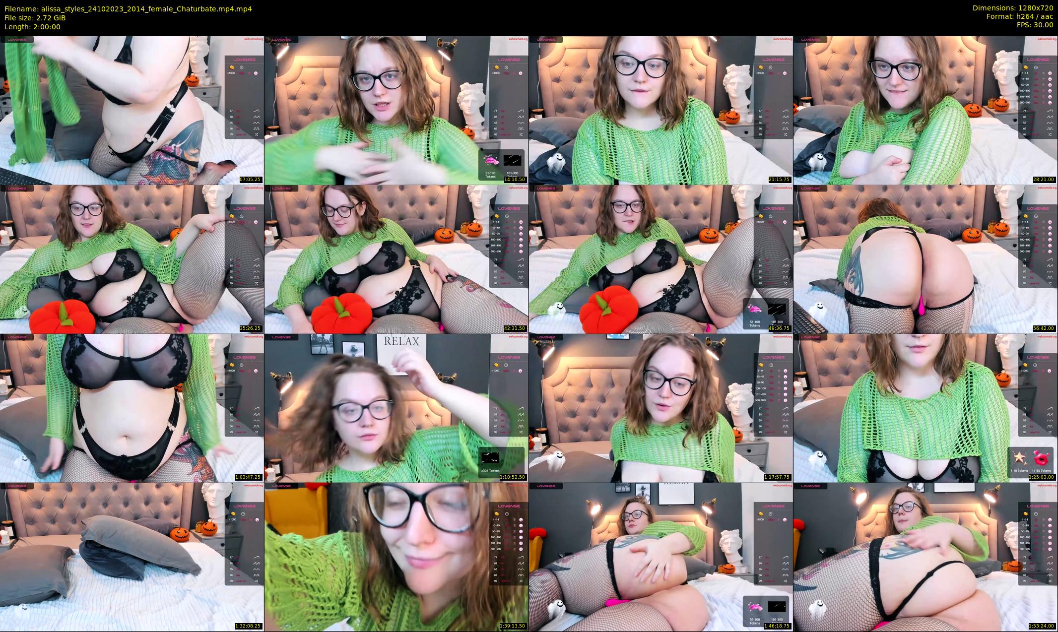 alissa_styles — 120 minute Chaturbate female cam show recording, 720p, Oct 24, 2023