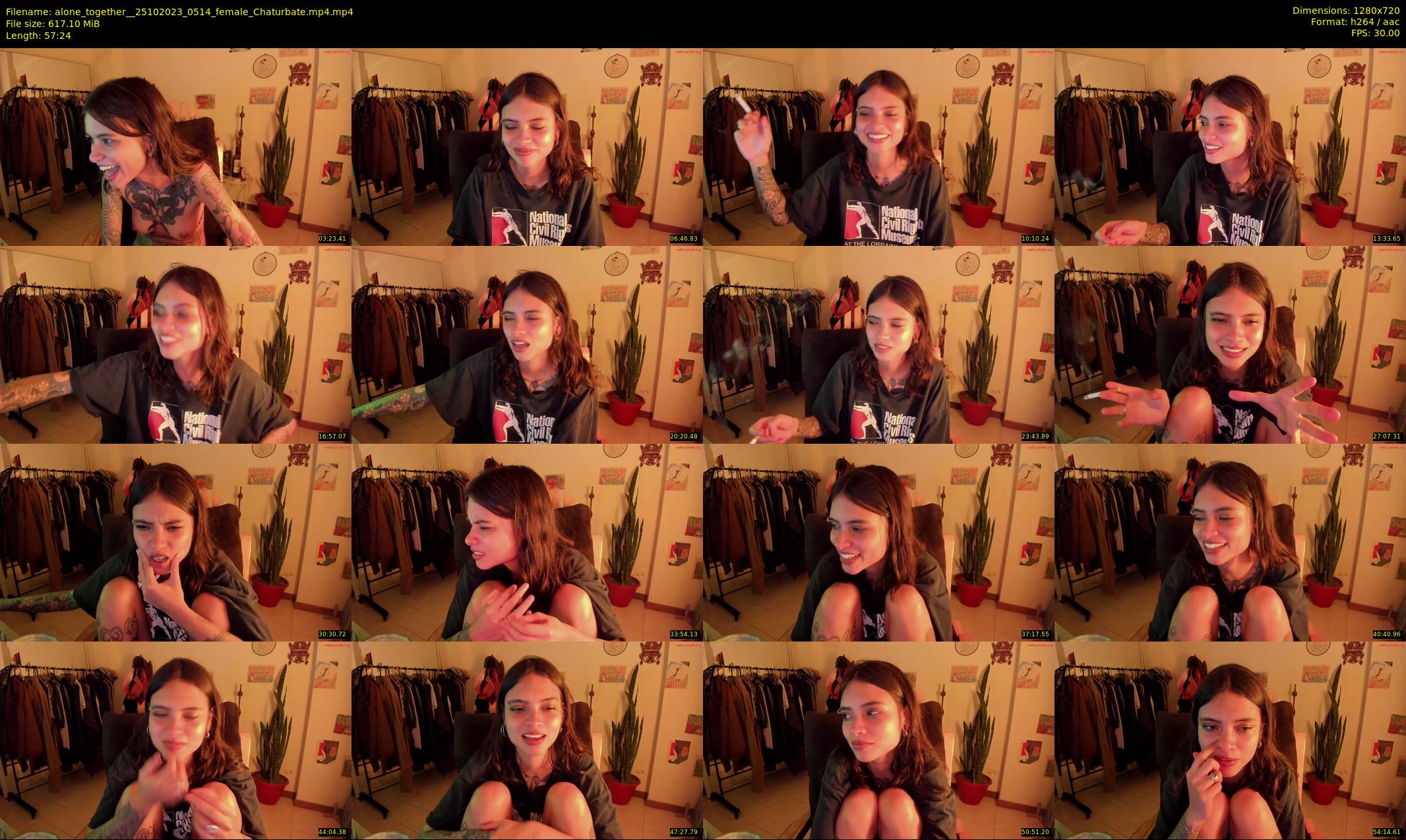 alone_together_ — 58 minute Chaturbate female cam show recording, 720p, Oct 25, 2023
