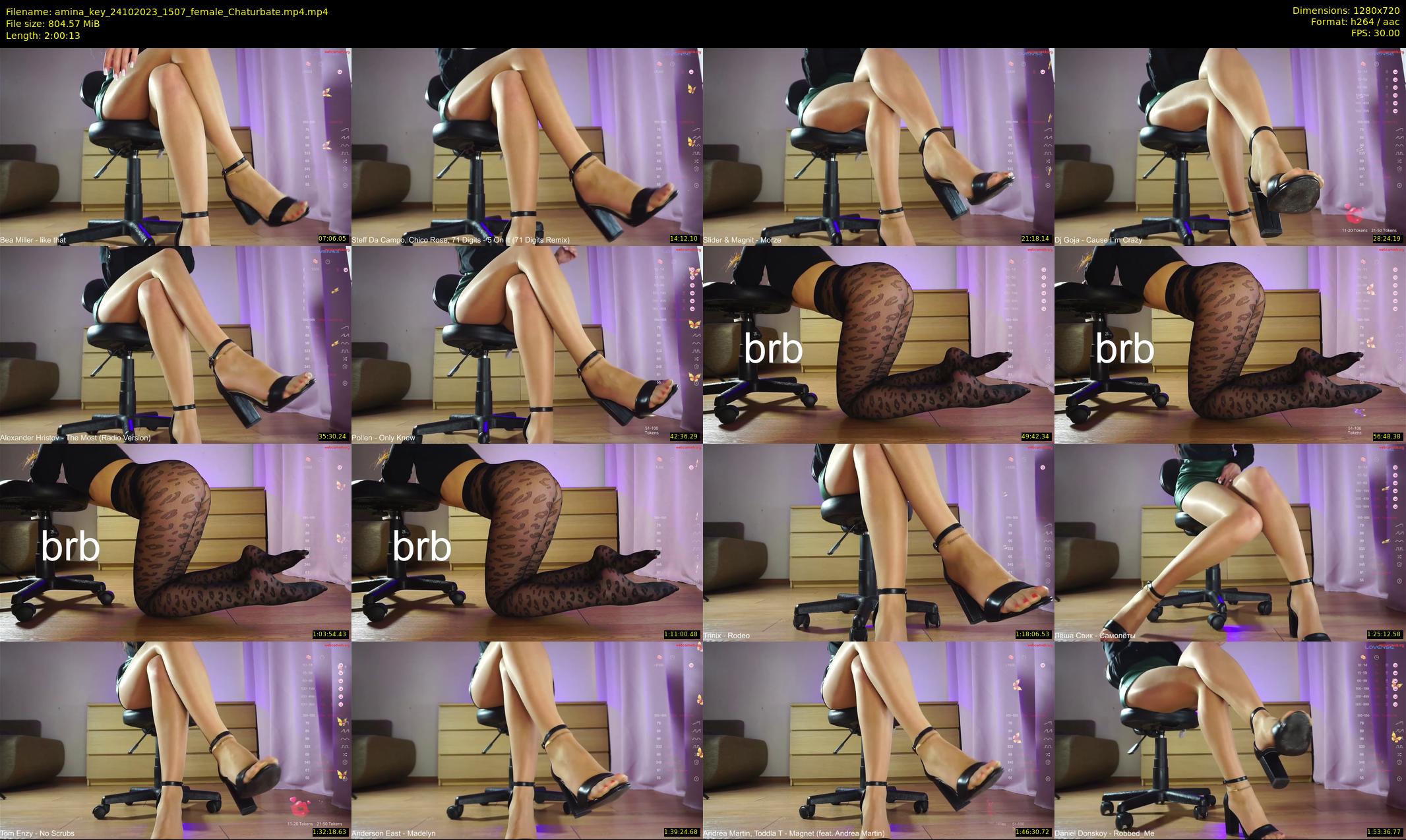 amina_key — 121 minute Chaturbate female cam show recording, 720p, Oct 24, 2023