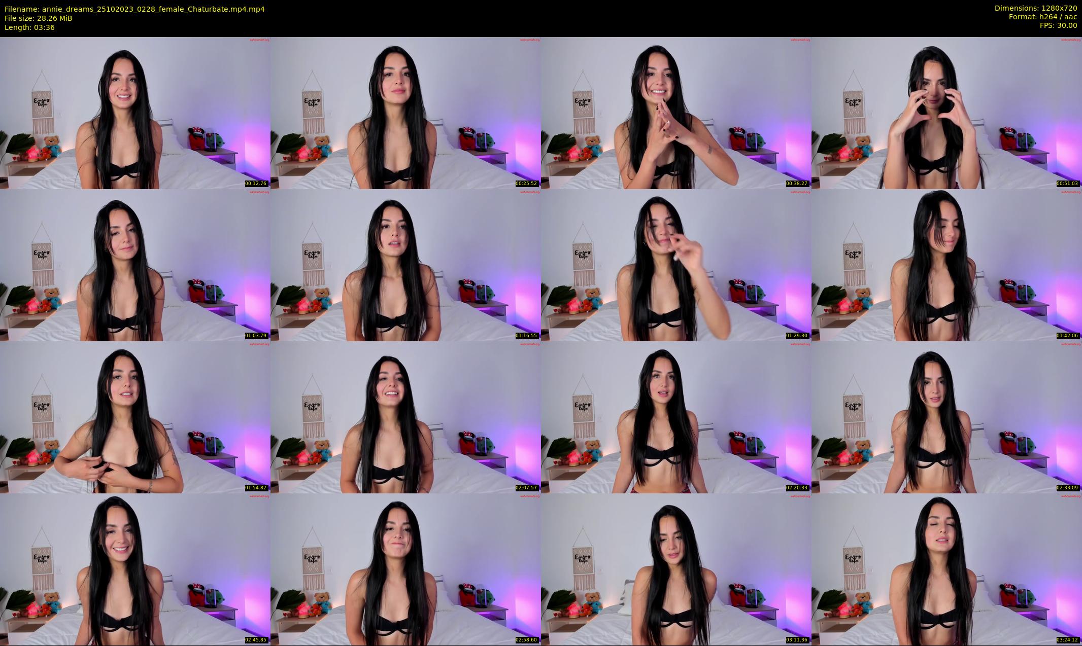 annie_dreams — 4 minute Chaturbate female cam show recording, 720p, Oct 25, 2023