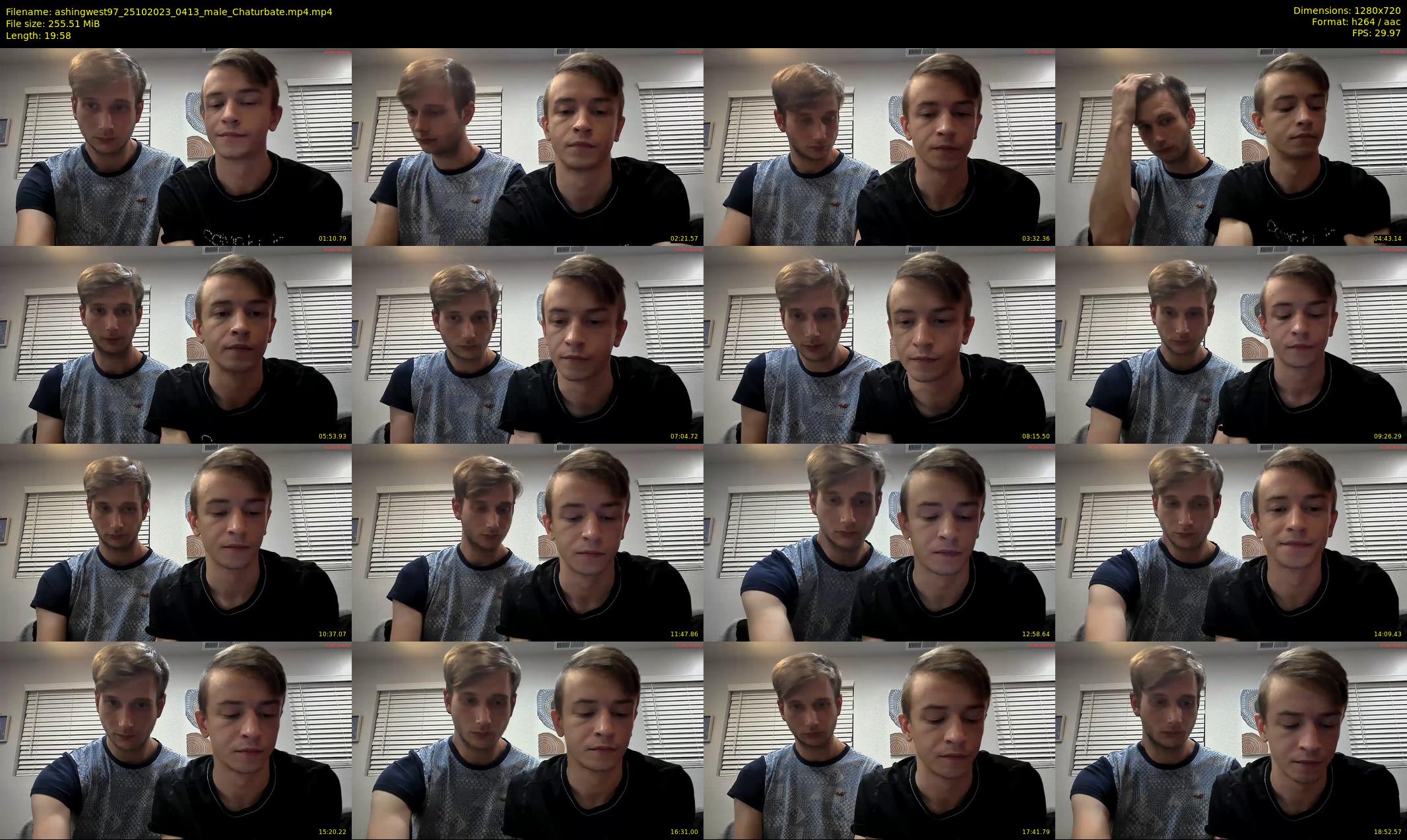 ashingwest97 — 20 minute Chaturbate male cam show recording, 720p, Oct 25, 2023