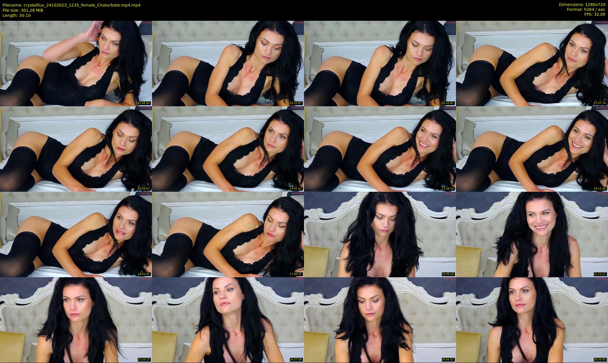 crystallluv — 31 minute Chaturbate female cam show recording, 720p, Oct 24, 2023