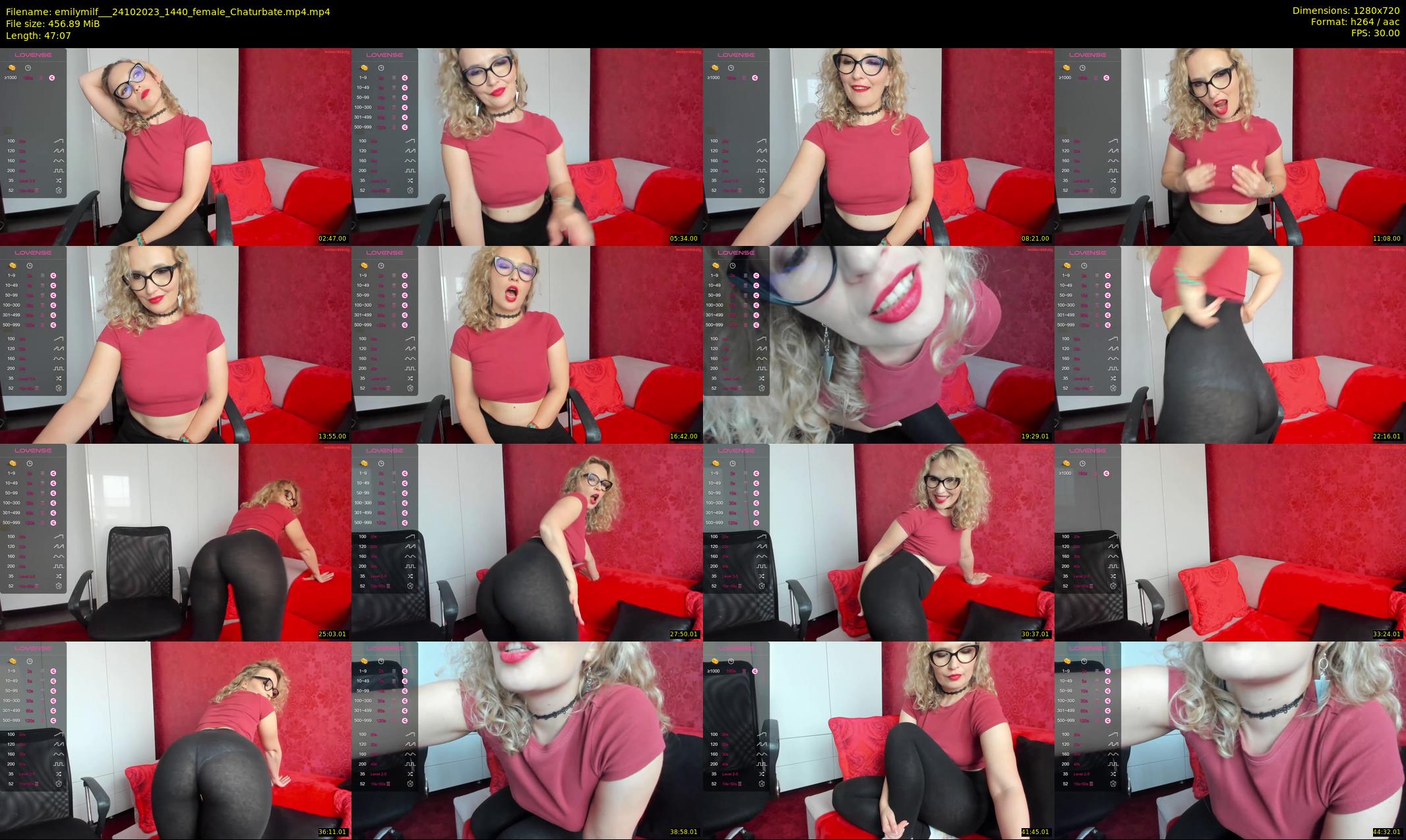 emilymilf__ — 48 minute Chaturbate female cam show recording, 720p, Oct 24, 2023