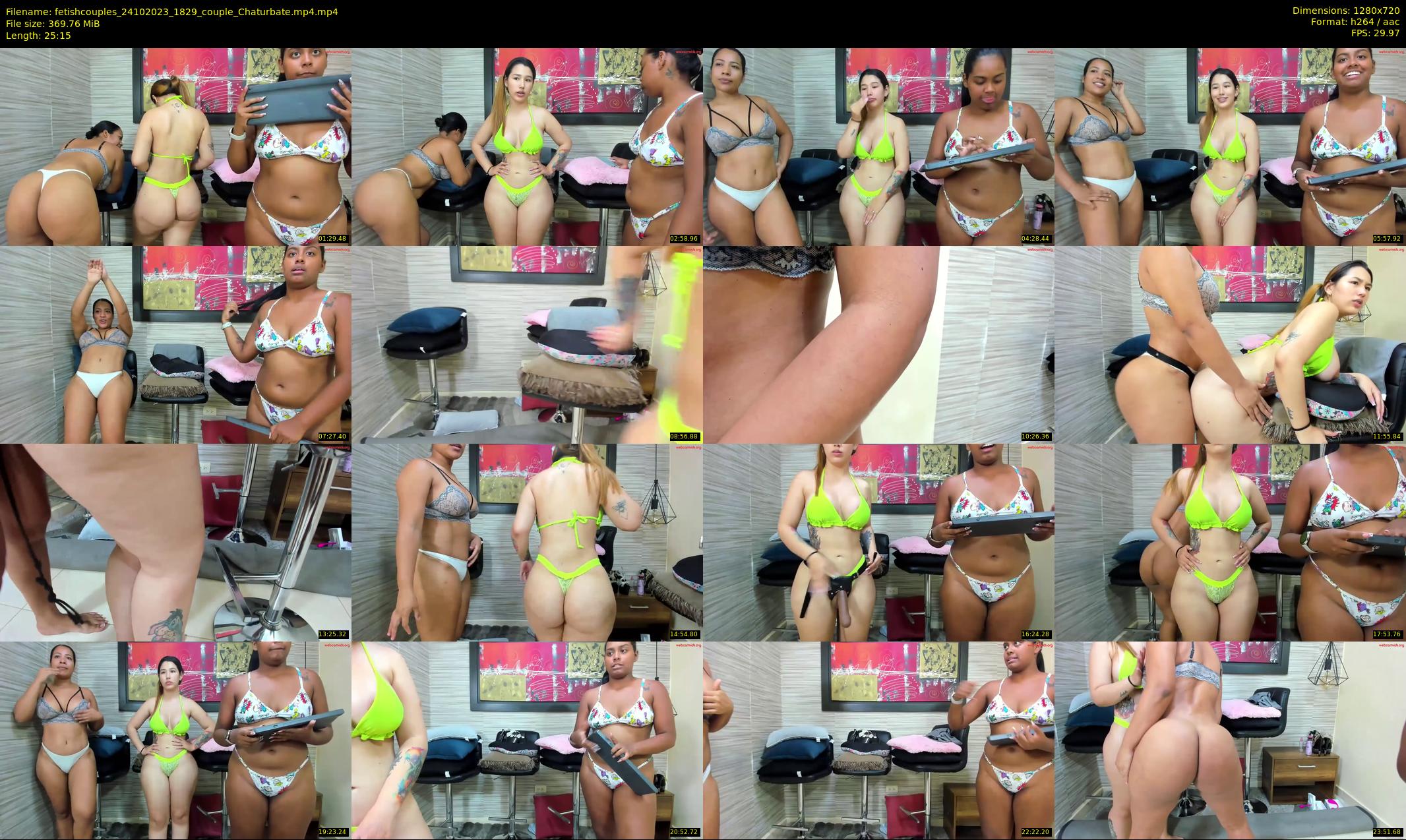 fetishcouples — 26 minute Chaturbate couple cam show recording, 720p, Oct 24, 2023