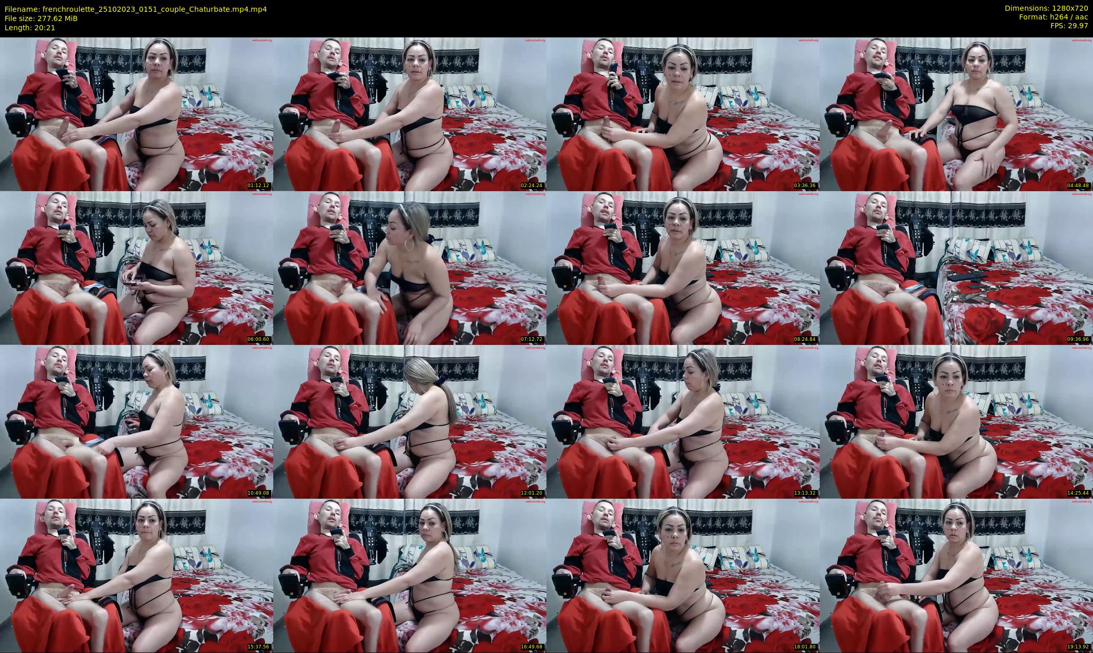 frenchroulette — 21 minute Chaturbate couple cam show recording, 720p, Oct 25, 2023