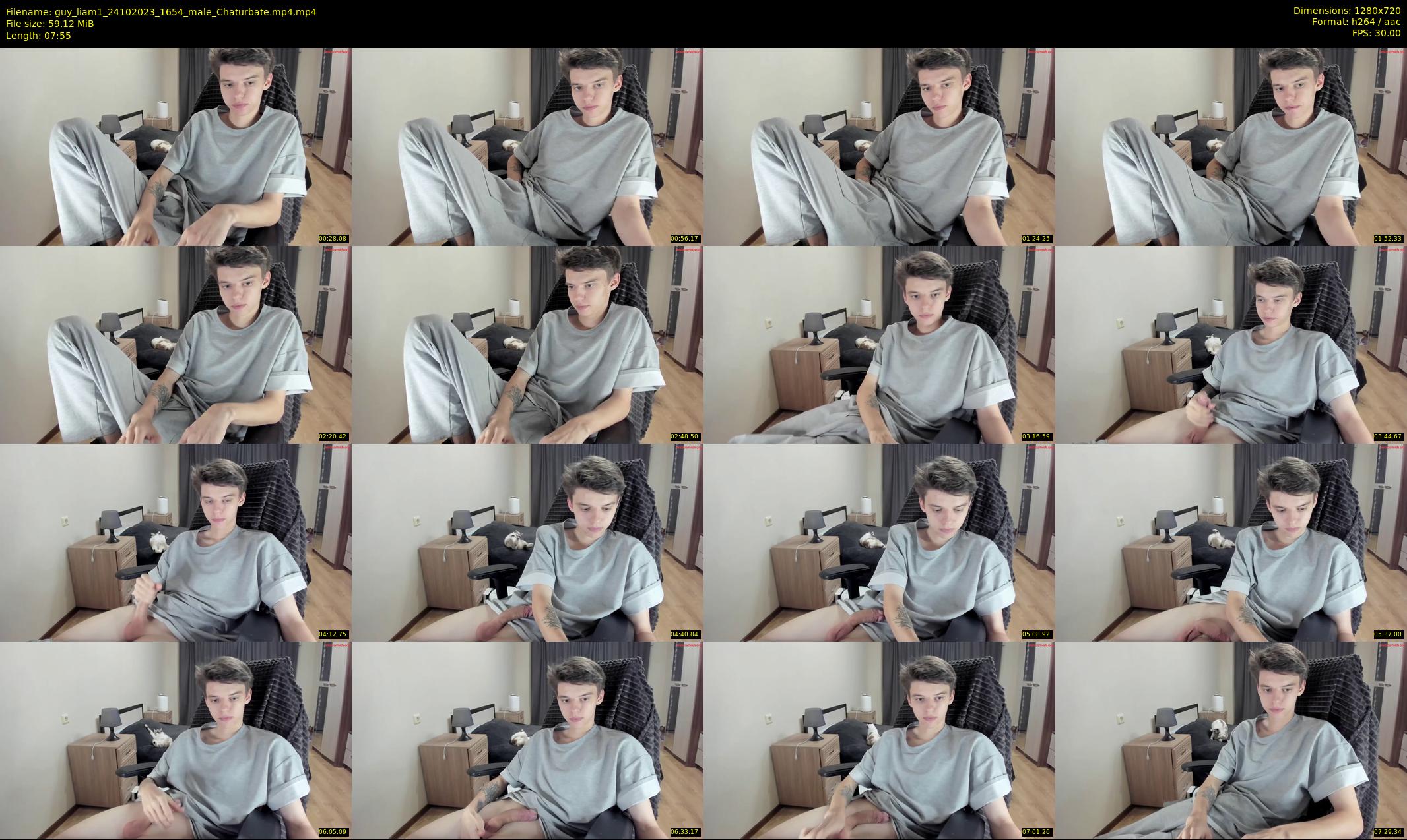 guy_liam1 — 8 minute Chaturbate male cam show recording, 720p, Oct 24, 2023