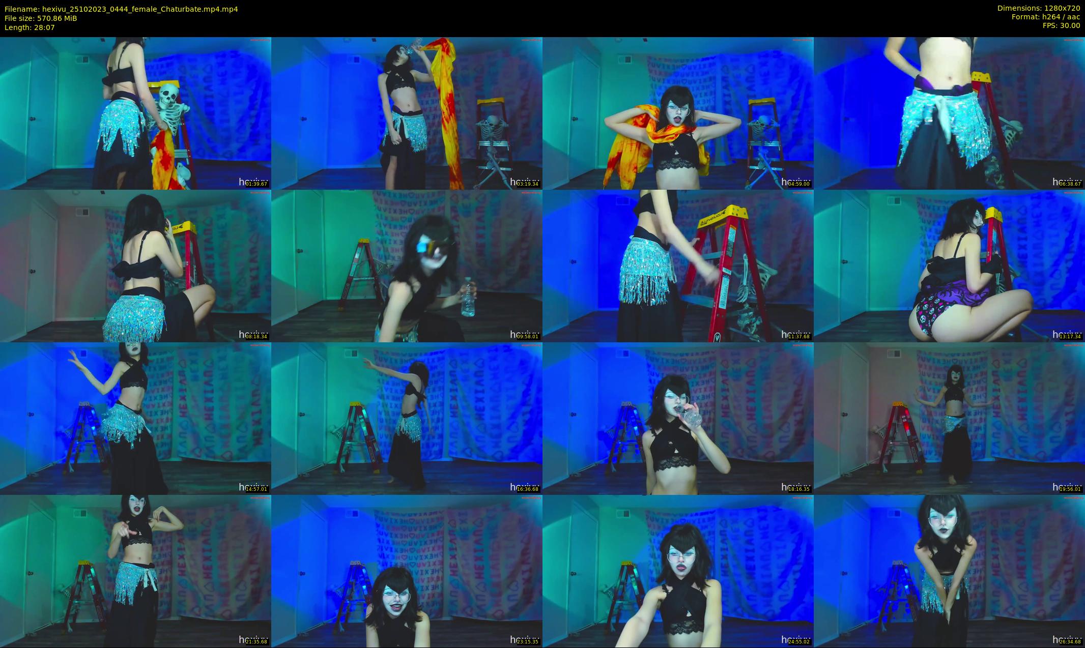 hexivu — 29 minute Chaturbate female cam show recording, 720p, Oct 25, 2023
