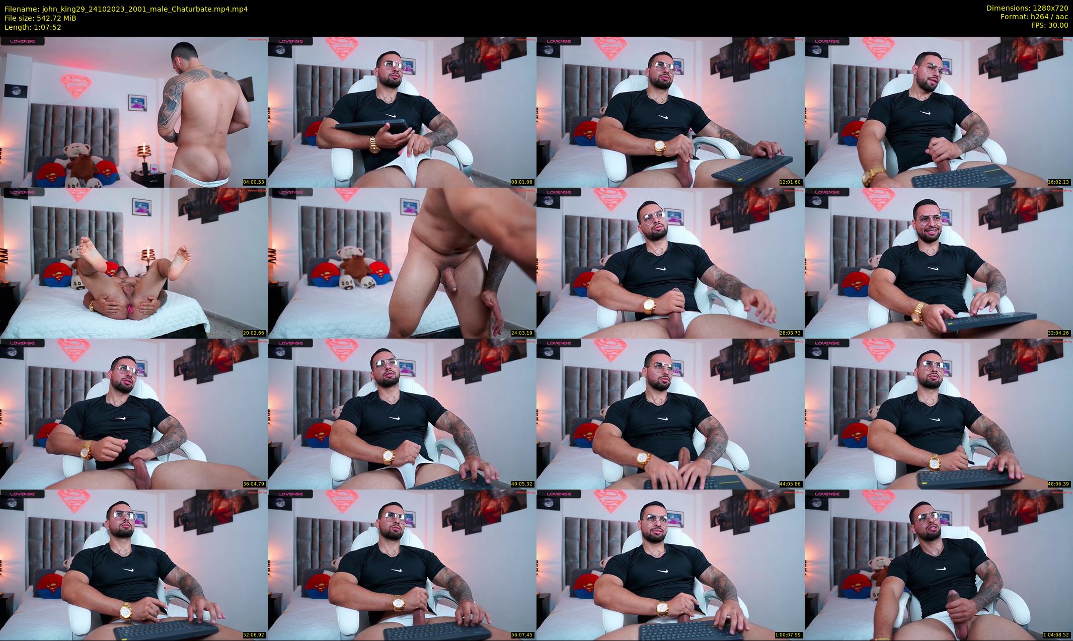 john_king29 — 68 minute Chaturbate male cam show recording, 720p, Oct 24, 2023