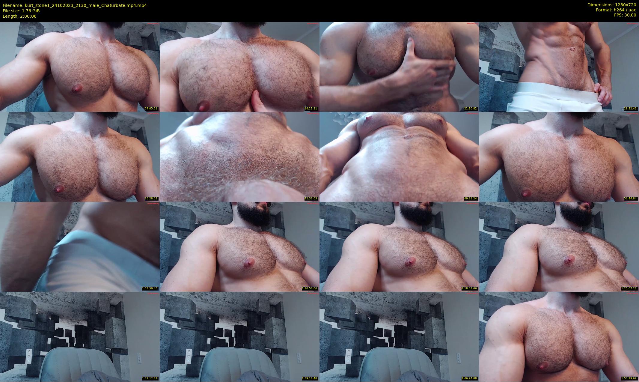 kurt_stone1 — 121 minute Chaturbate male cam show recording, 720p, Oct 24, 2023