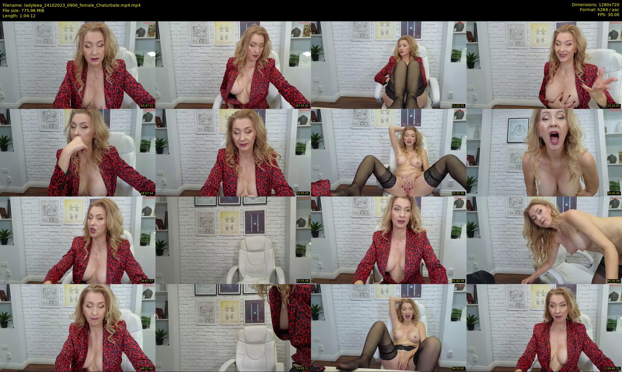 ladyleea — 65 minute Chaturbate female cam show recording, 720p, Oct 24, 2023