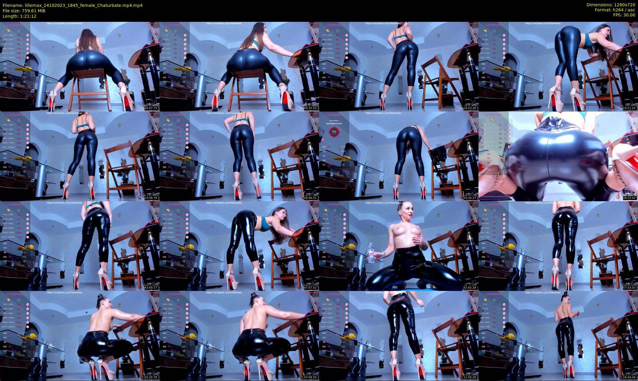 lillemax — 82 minute Chaturbate female cam show recording, 720p, Oct 24, 2023