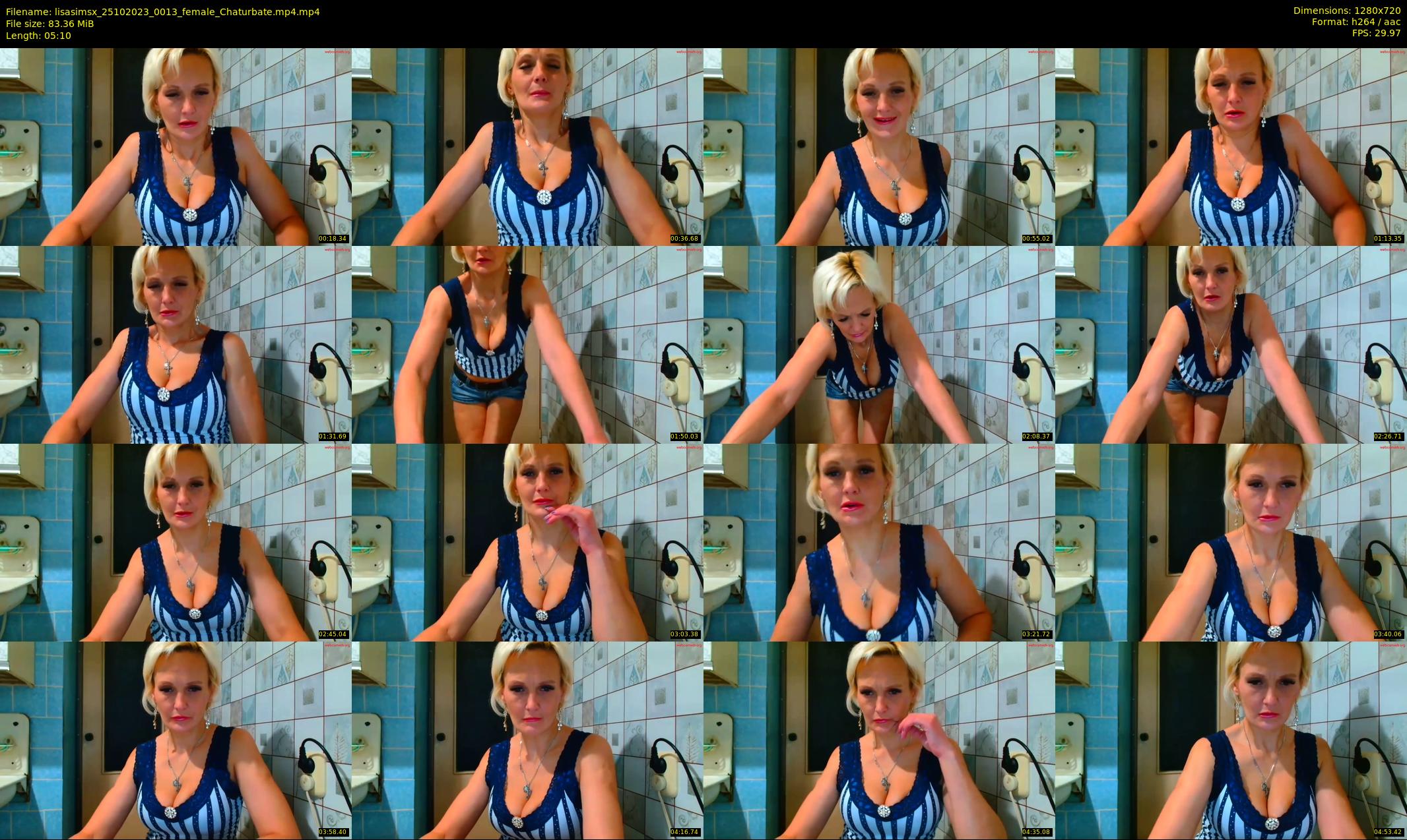 lisasimsx — 6 minute Chaturbate female cam show recording, 720p, Oct 25, 2023