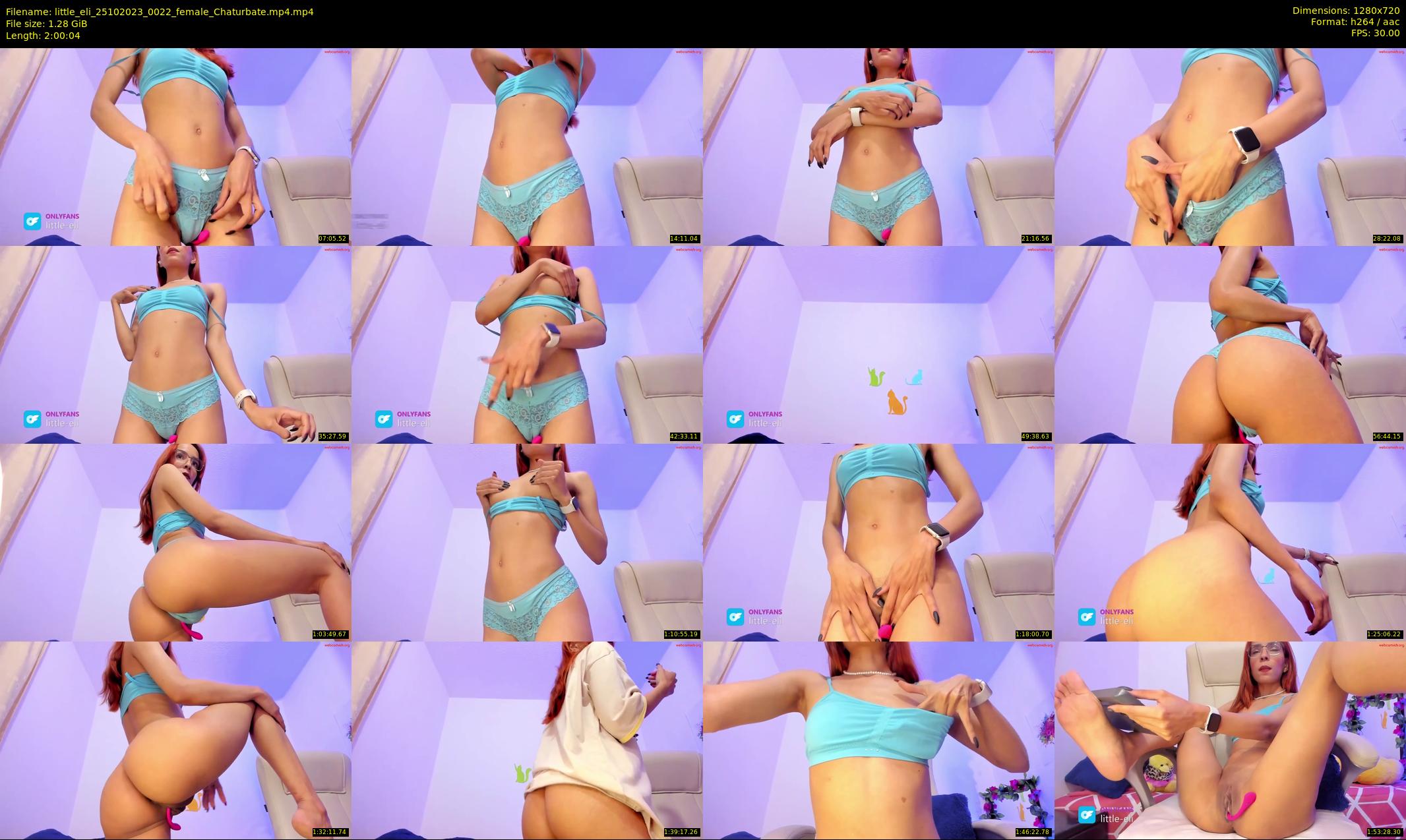 little_eli — 121 minute Chaturbate female cam show recording, 720p, Oct 25, 2023