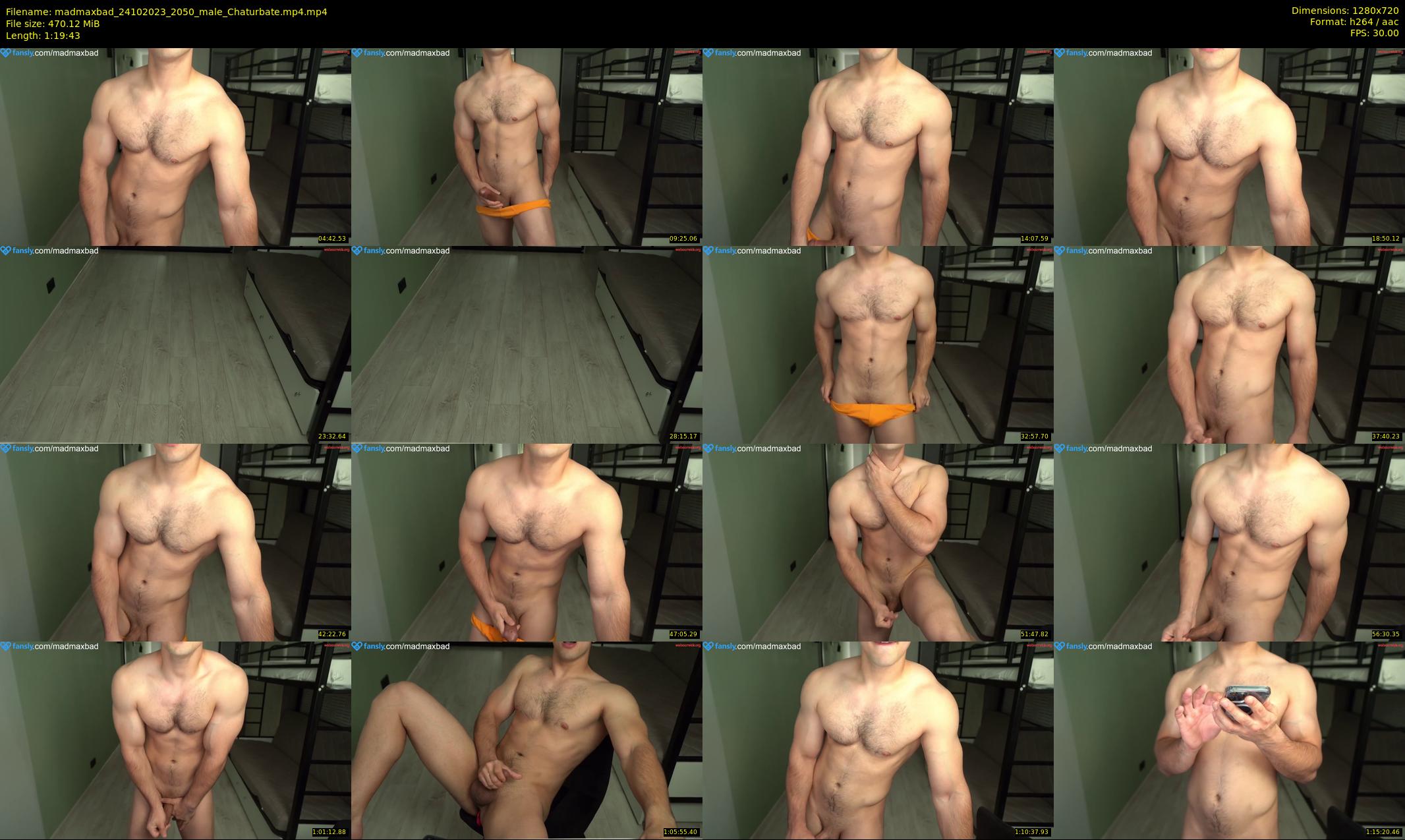 madmaxbad — 80 minute Chaturbate male cam show recording, 720p, Oct 24, 2023