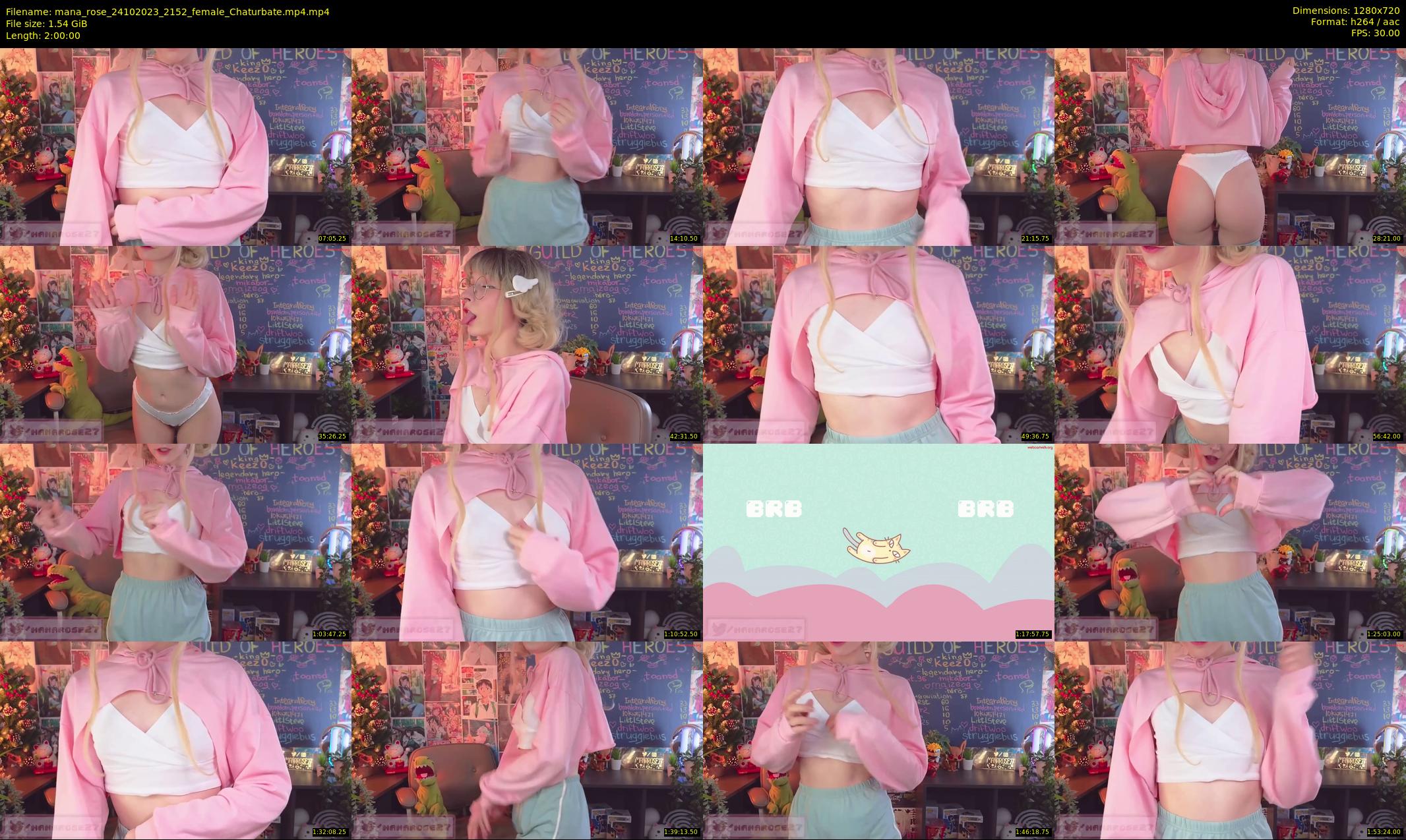 mana_rose — 120 minute Chaturbate female cam show recording, 720p, Oct 24, 2023