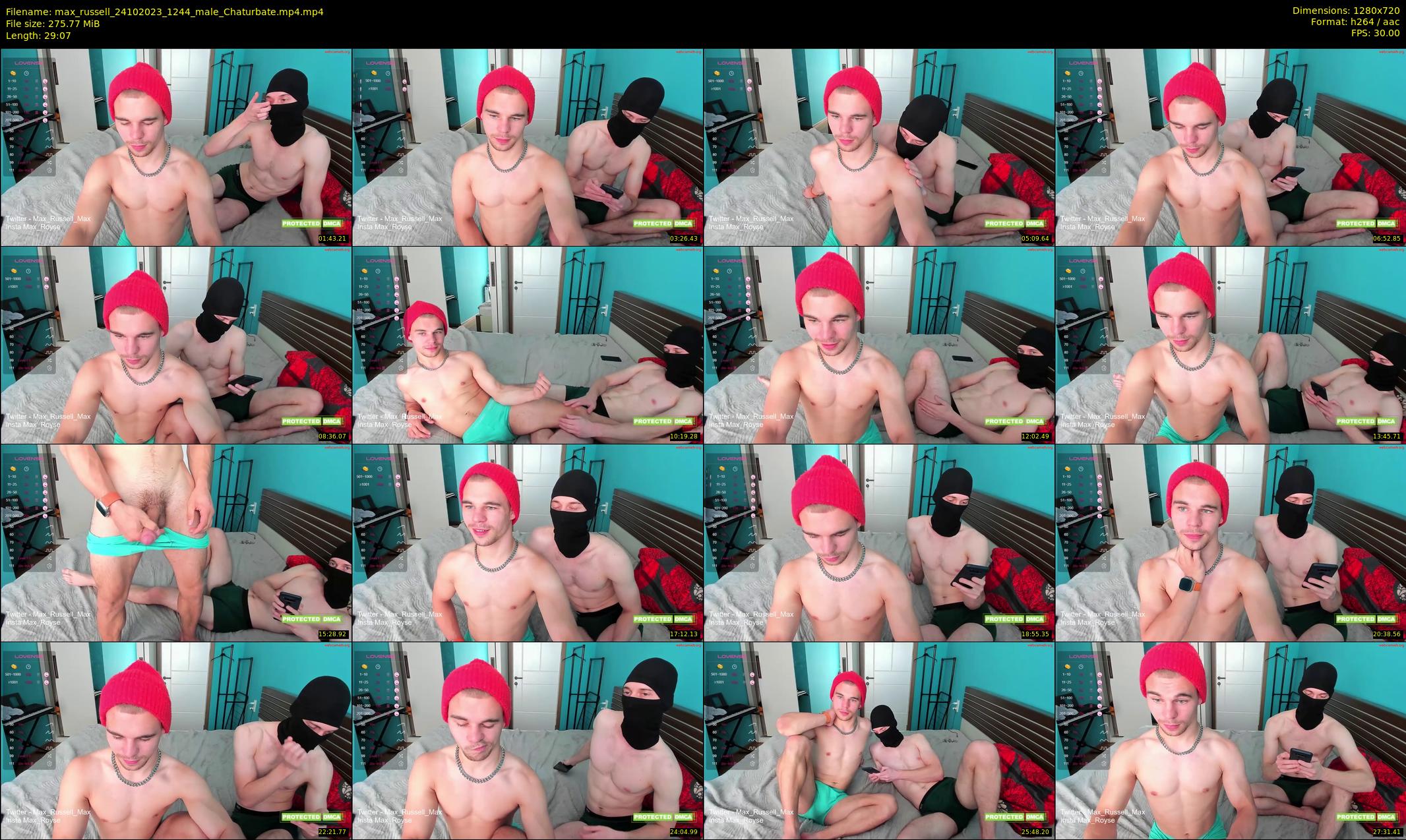 max_russell — 30 minute Chaturbate male cam show recording, 720p, Oct 24, 2023