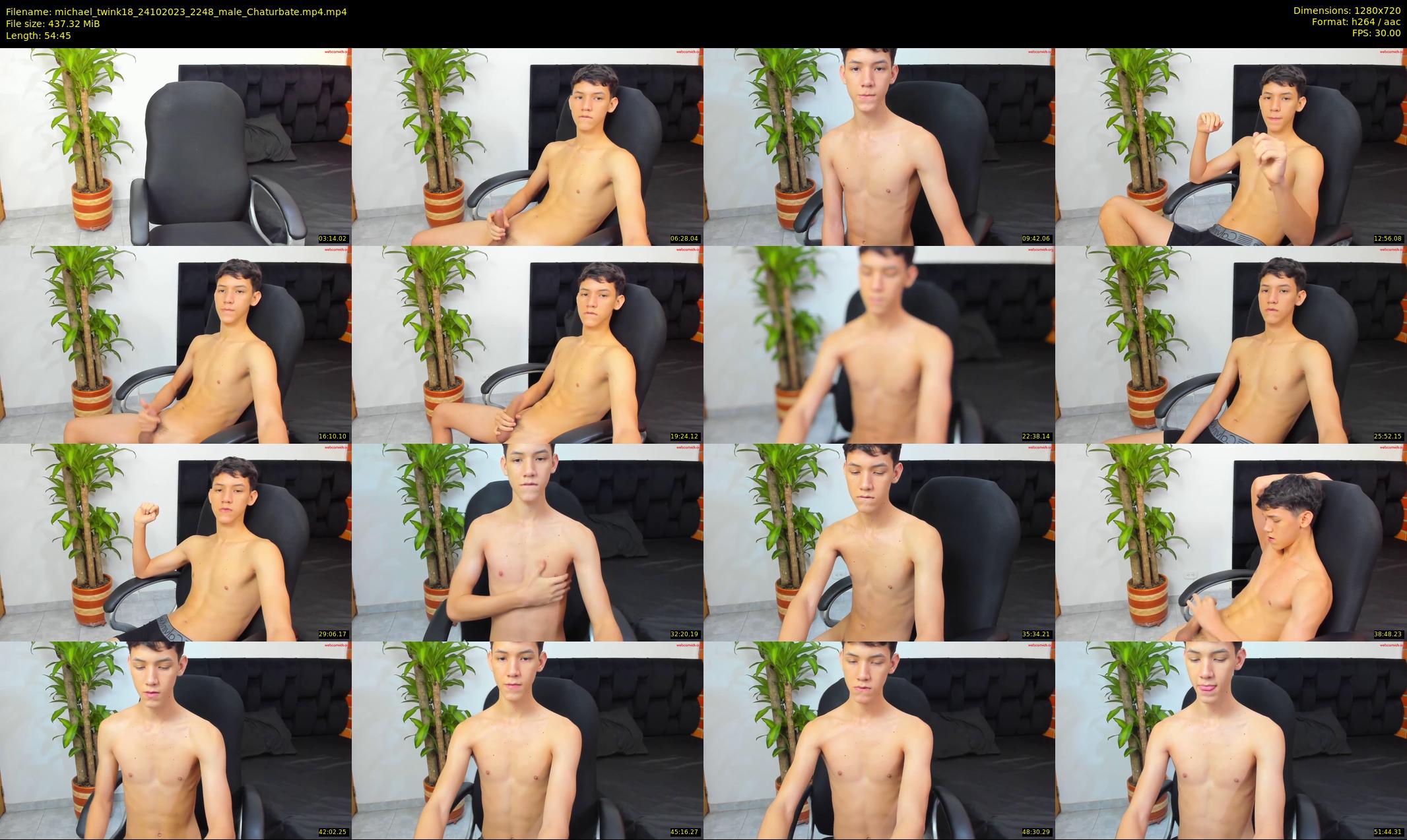 michael_twink18 — 55 minute Chaturbate male cam show recording, 720p, Oct 24, 2023