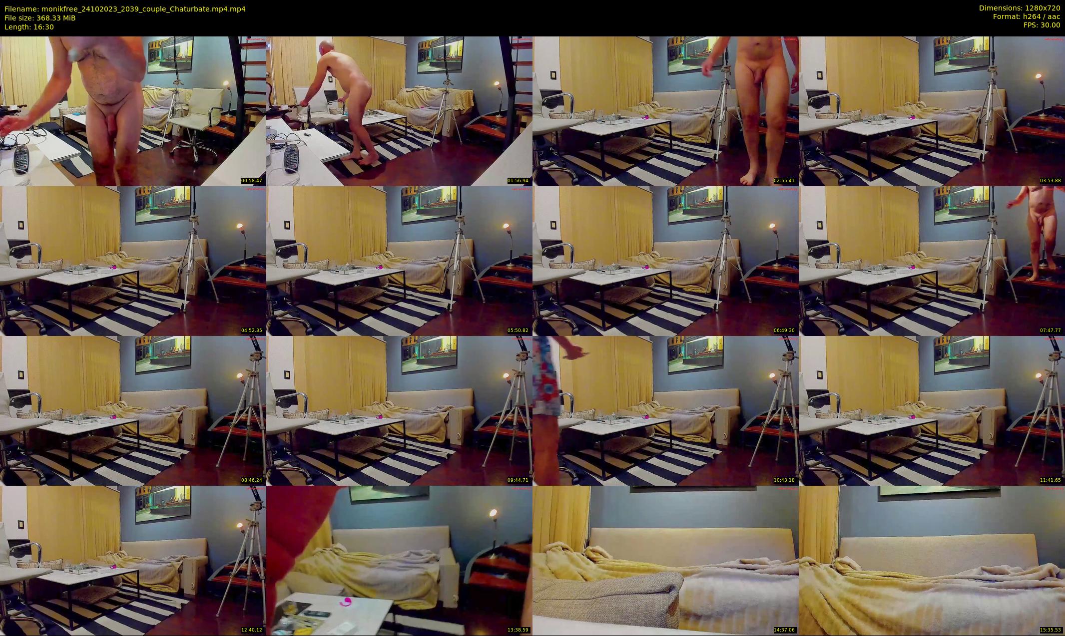 monikfree — 17 minute Chaturbate couple cam show recording, 720p, Oct 24, 2023
