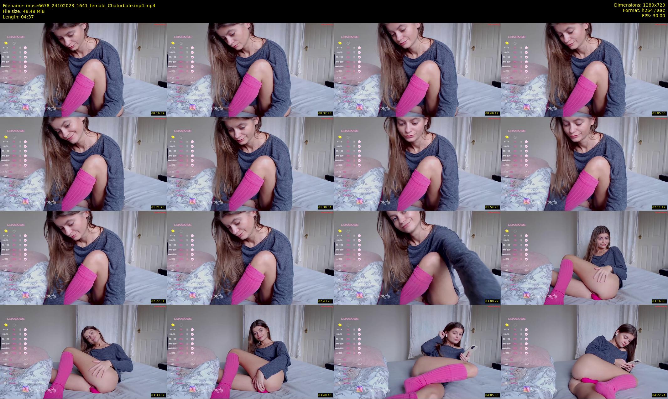 muse6678 — 5 minute Chaturbate female cam show recording, 720p, Oct 24, 2023