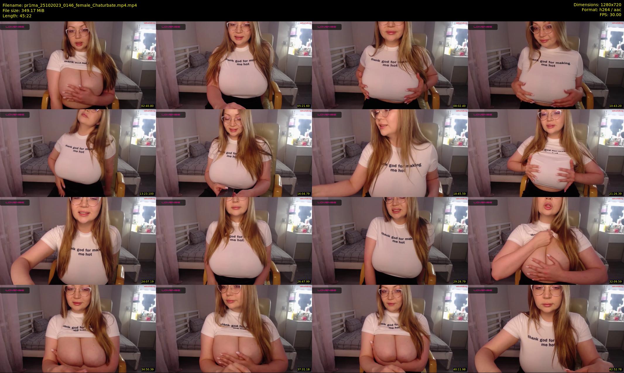 pr1ma — 46 minute Chaturbate female cam show recording, 720p, Oct 25, 2023