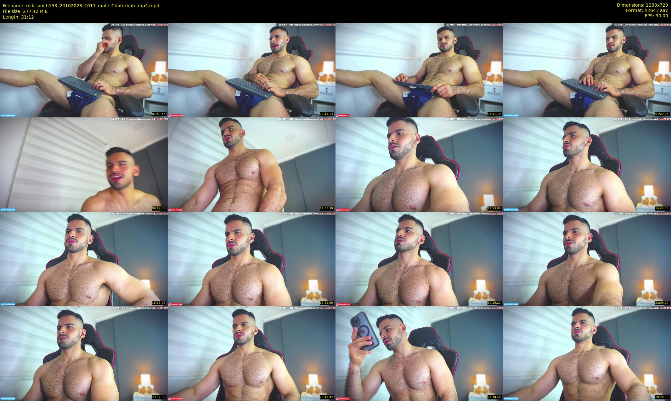rick_smith153 — 32 minute Chaturbate male cam show recording, 720p, Oct 24, 2023