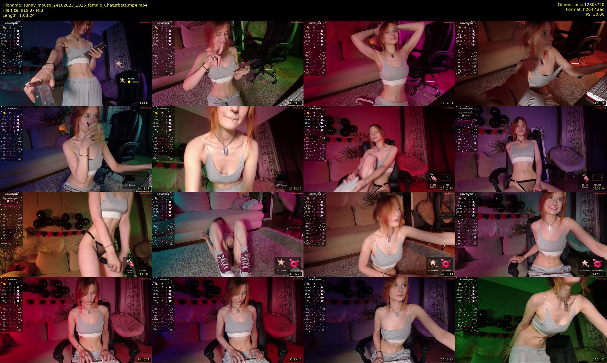 sunny_mouse — 64 minute Chaturbate female cam show recording, 720p, Oct 24, 2023