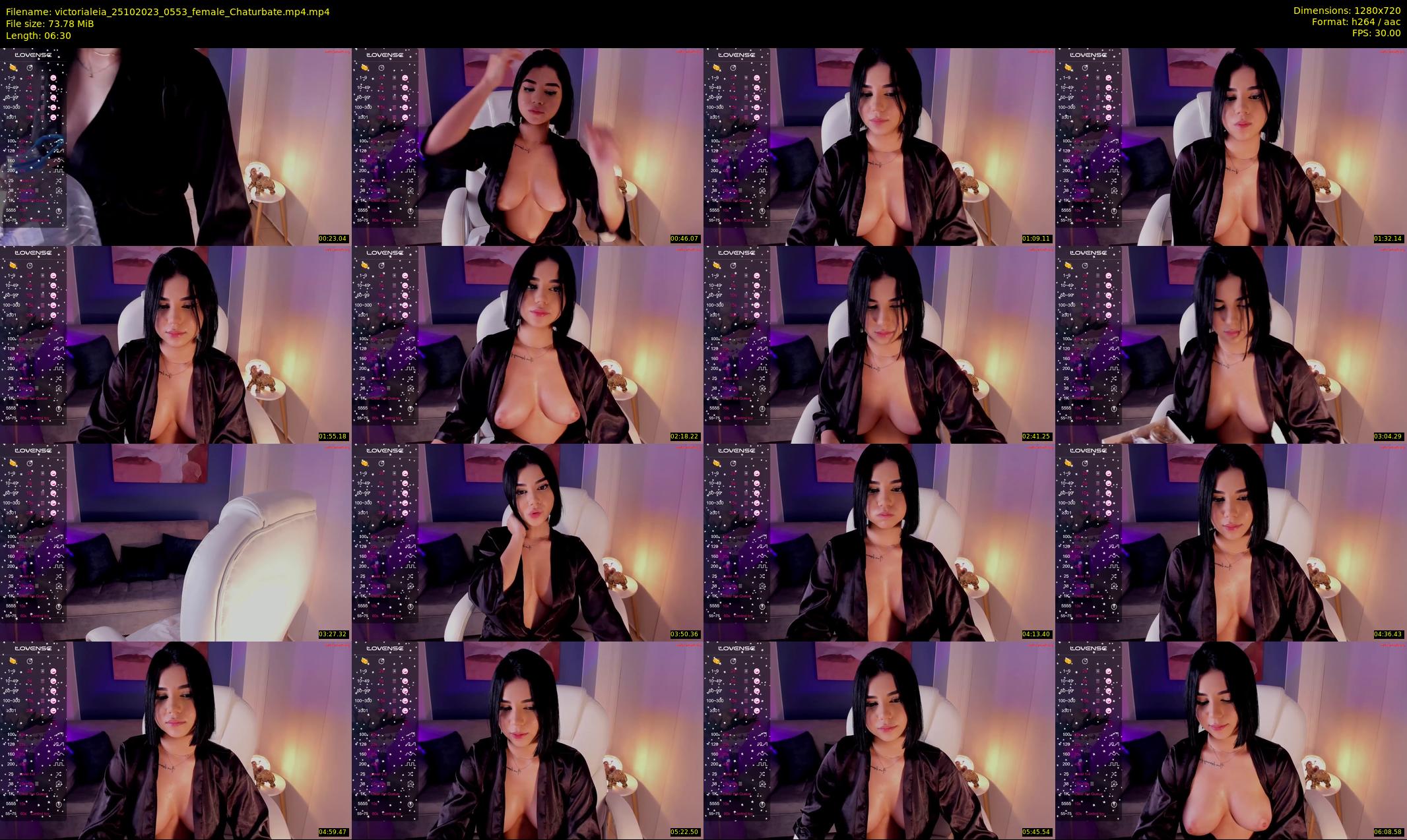 victorialeia — 7 minute Chaturbate female cam show recording, 720p, Oct 25, 2023