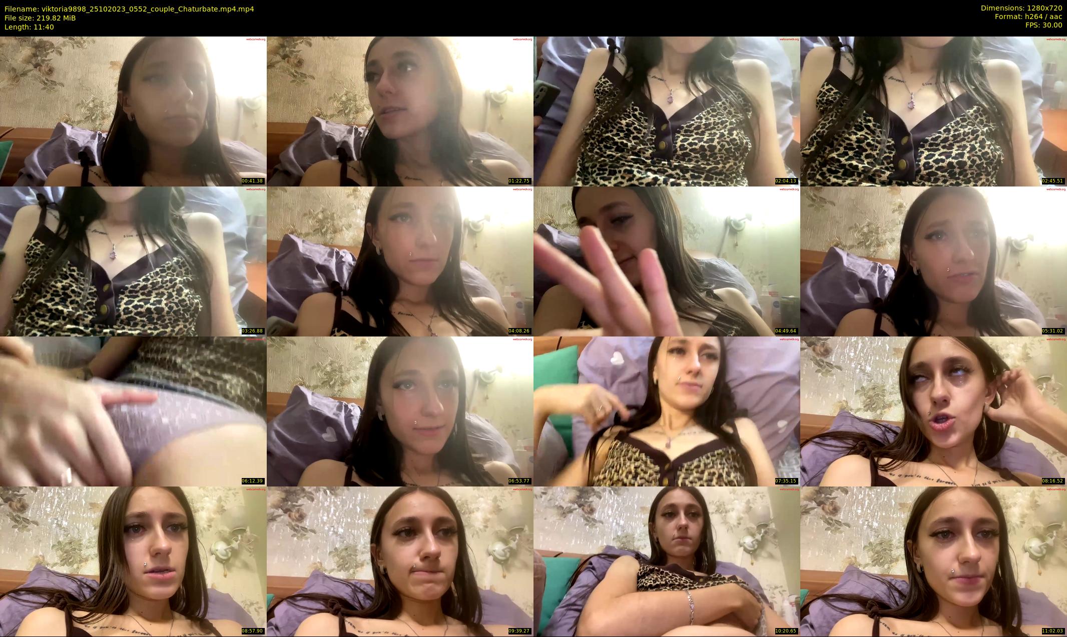 viktoria9898 — 12 minute Chaturbate couple cam show recording, 720p, Oct 25, 2023