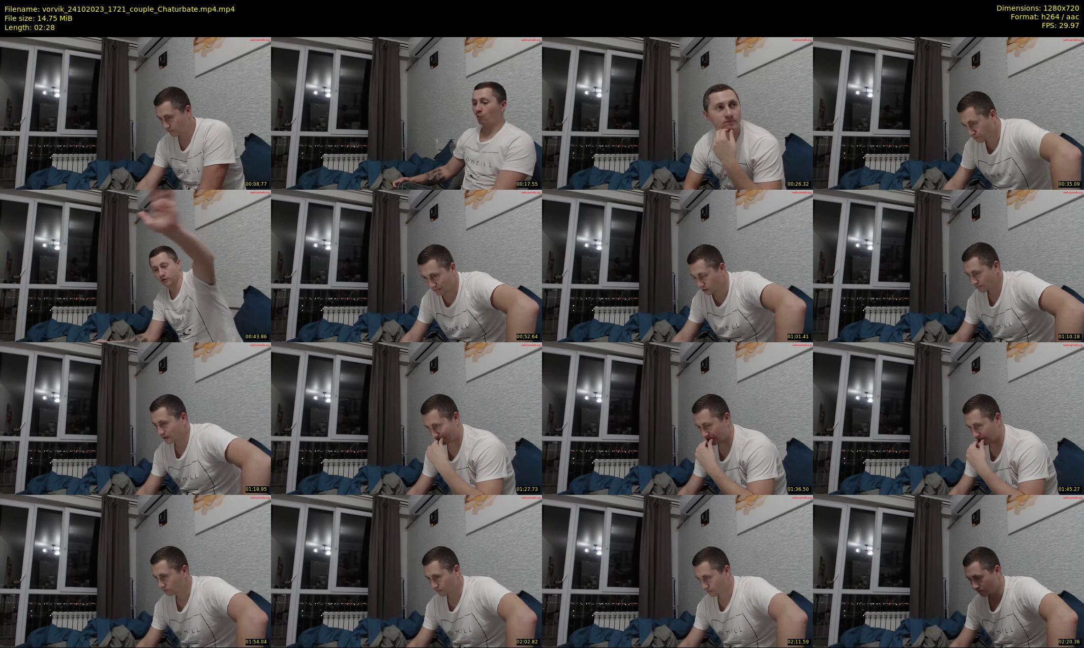 vorvik — 3 minute Chaturbate couple cam show recording, 720p, Oct 24, 2023