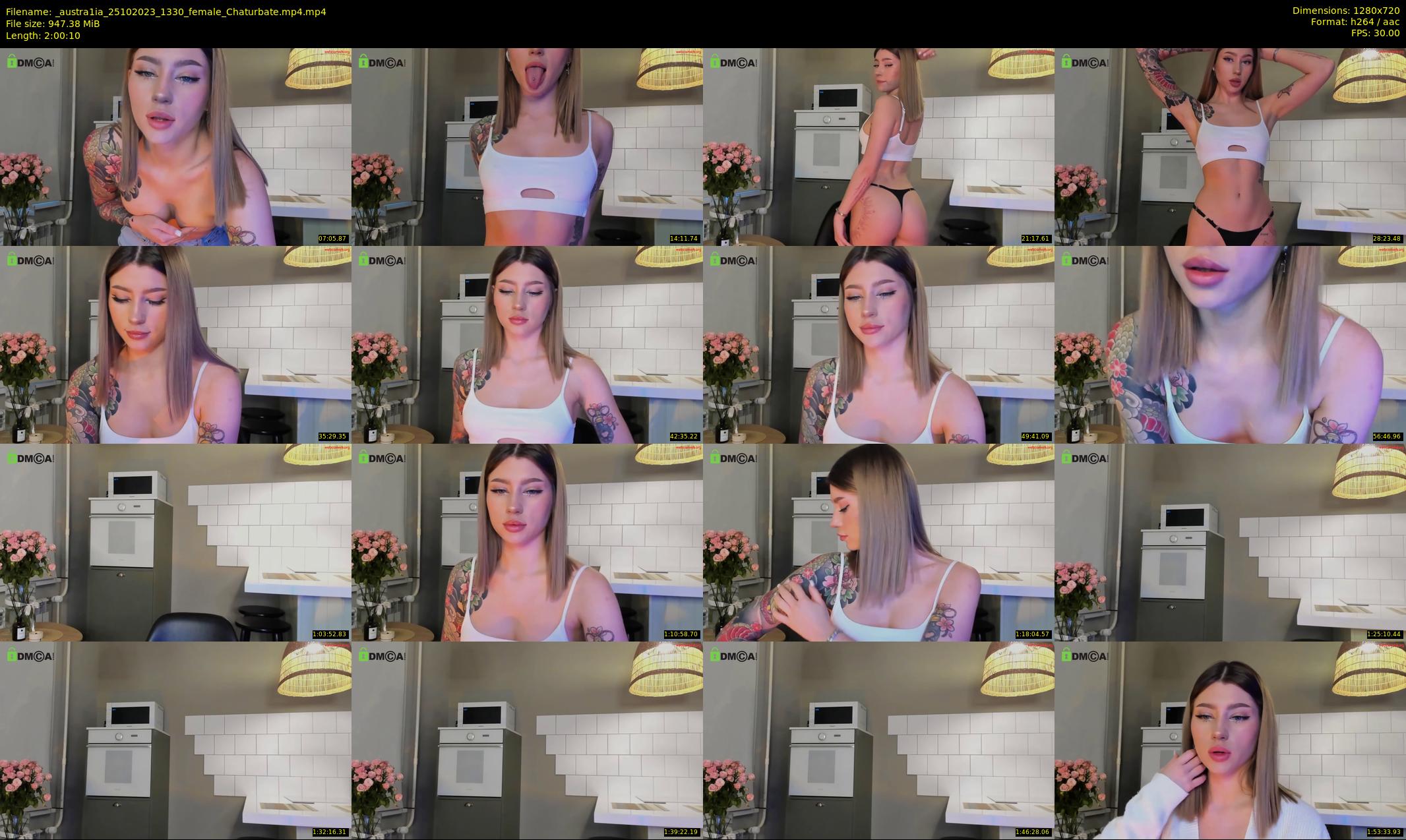_austra1ia — 121 minute Chaturbate female cam show recording, 720p, Oct 25, 2023