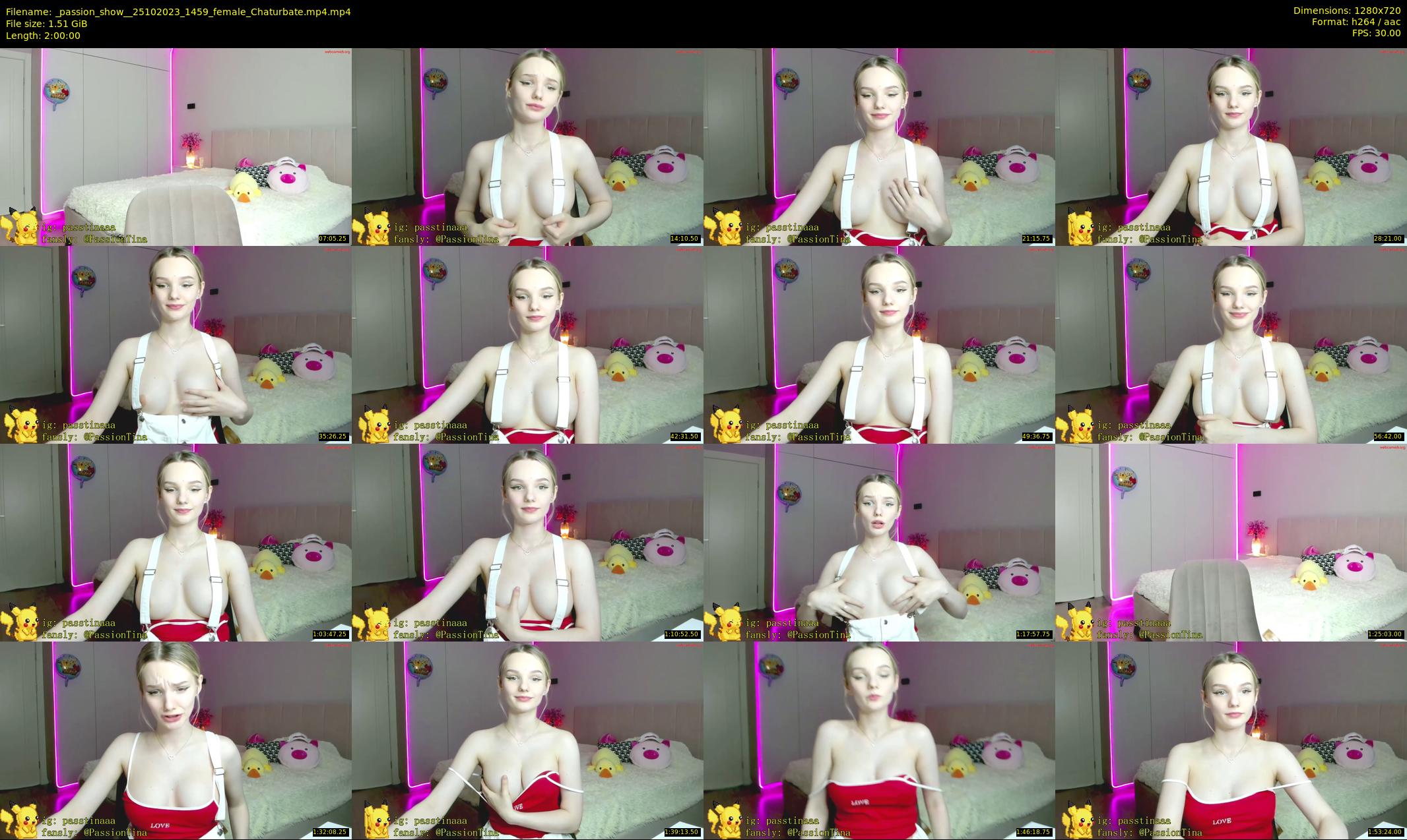_passion_show_ — 120 minute Chaturbate couple cam show recording, 720p, Oct 25, 2023